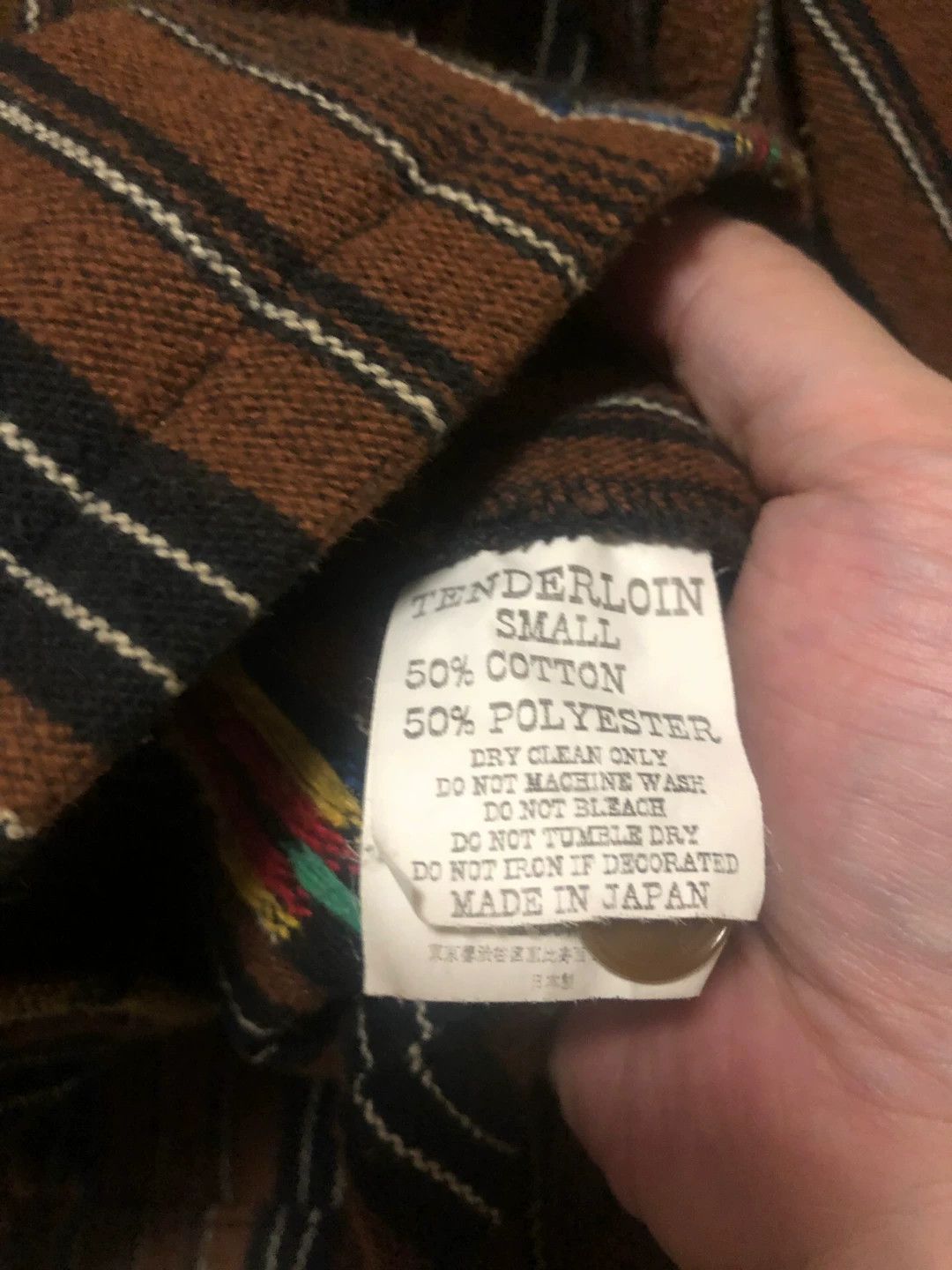 Tenderloin denim vest with patches and designs Size US S / EU 44-46 / 1 - 7 Thumbnail