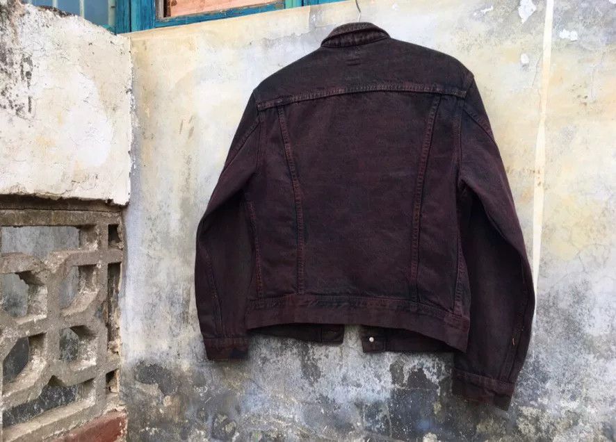 Vintage vintage 80s lee denim jacket with unique dye Size US M / EU 48-50 / 2 - 5 Thumbnail