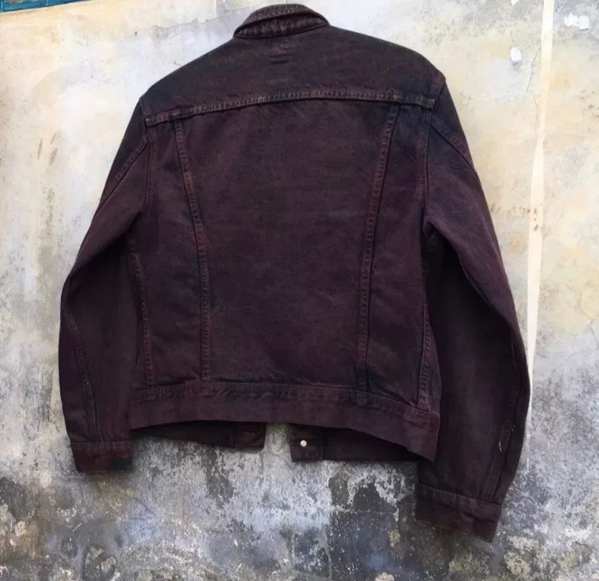 Vintage vintage 80s lee denim jacket with unique dye Size US M / EU 48-50 / 2 - 2 Thumbnail