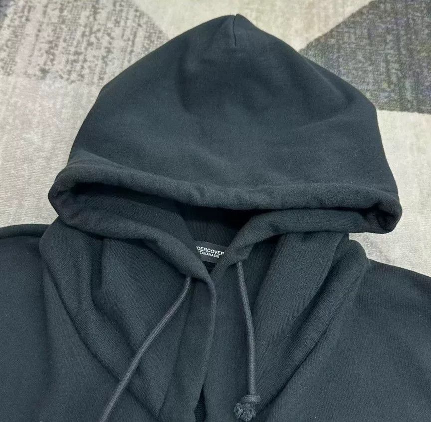 Undercover black oversized hoodie with double zipper Size US L / EU 52-54 / 3 - 5 Thumbnail