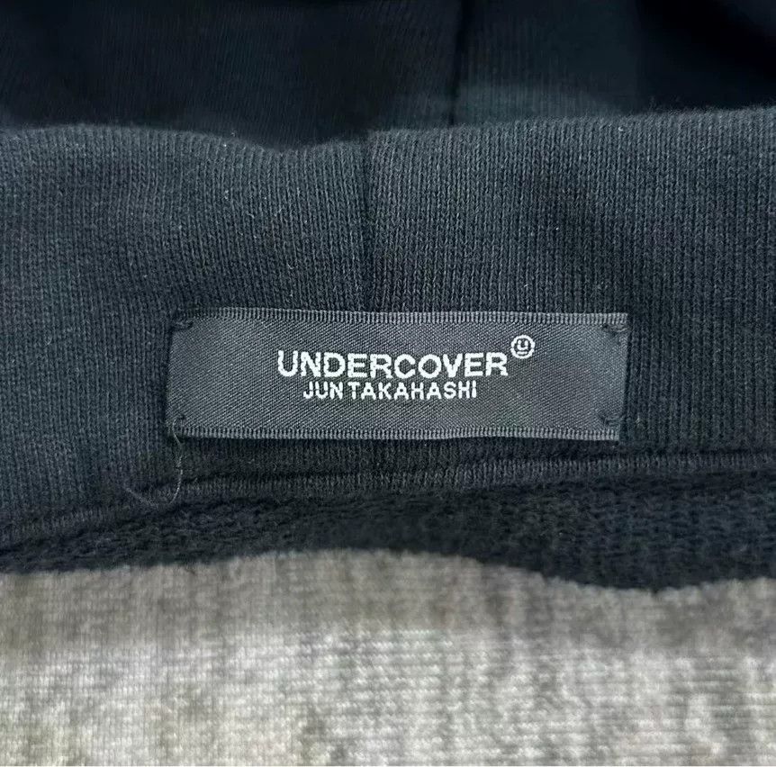 Undercover black oversized hoodie with double zipper Size US L / EU 52-54 / 3 - 7 Thumbnail