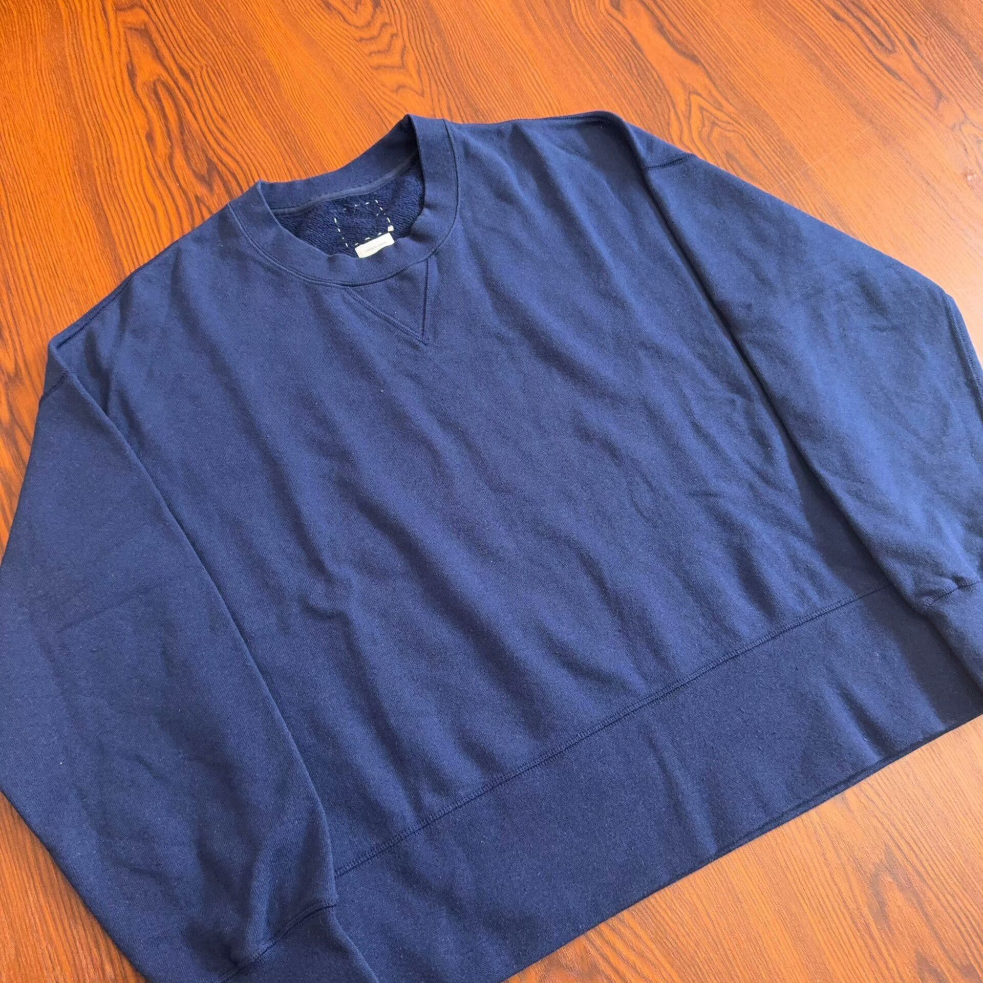 Visvim visvim court long sleeve sweatshirt indigo Size US M / EU 48-50 / 2 - 3 Thumbnail