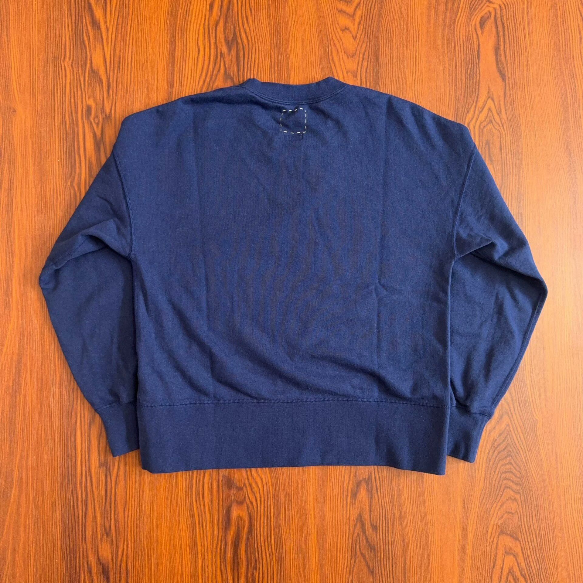 Visvim visvim court long sleeve sweatshirt indigo Size US M / EU 48-50 / 2 - 2 Thumbnail