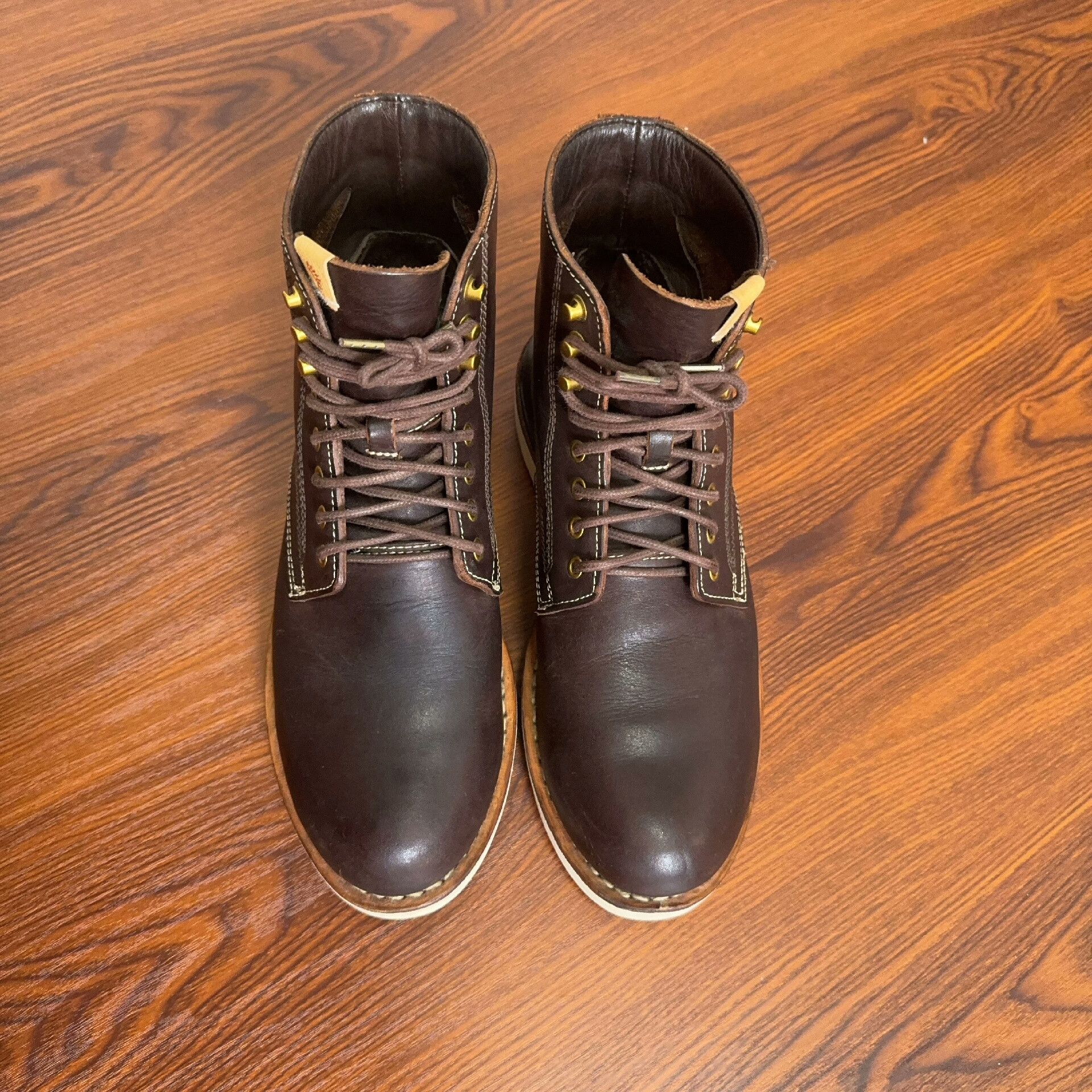 Visvim dark brown visvim virgil folk boots Size US 10 / EU 43 - 3 Thumbnail
