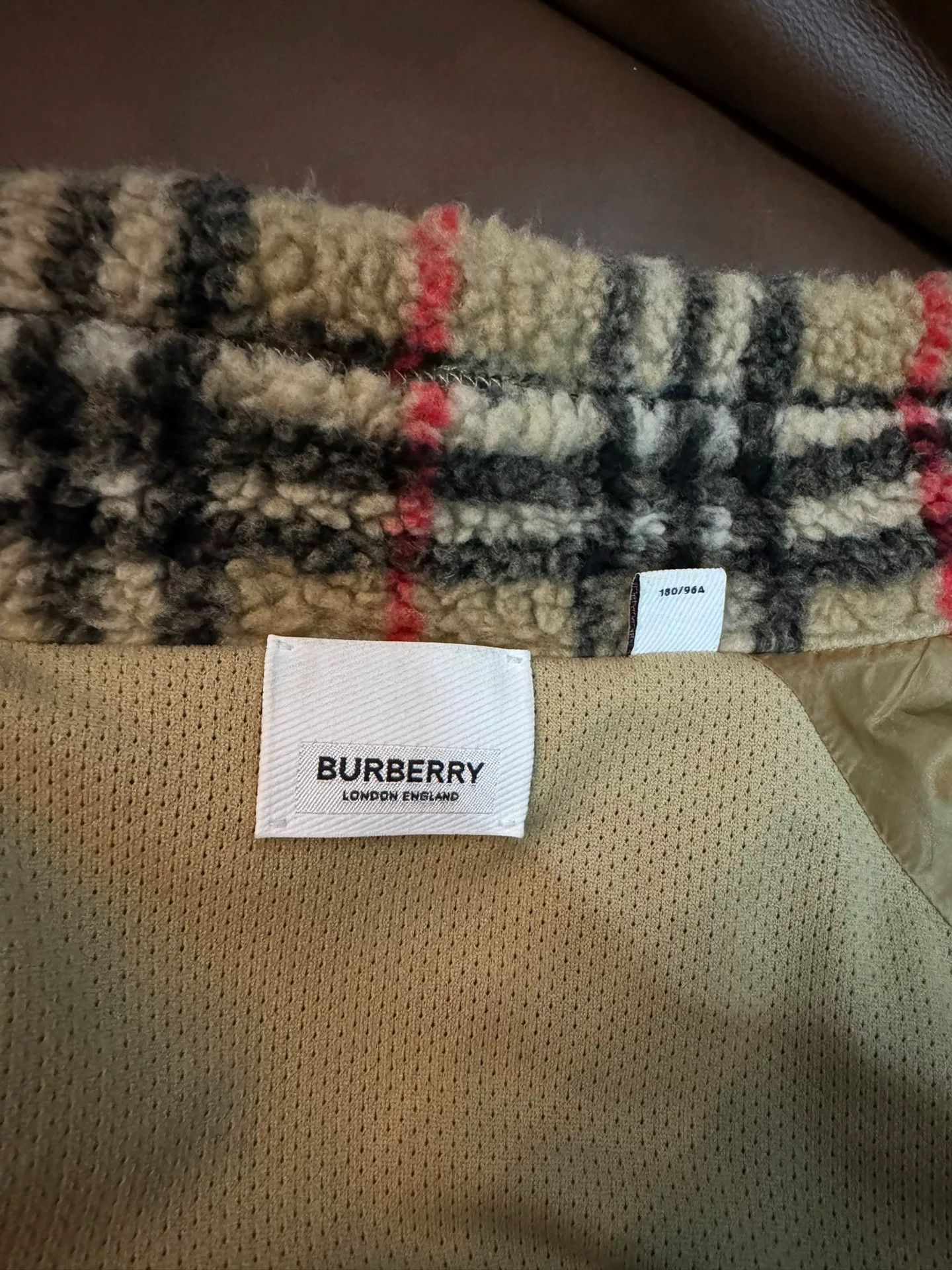 Burberry burberry teddy fleece jacket in medium Size US M / EU 48-50 / 2 - 4 Thumbnail