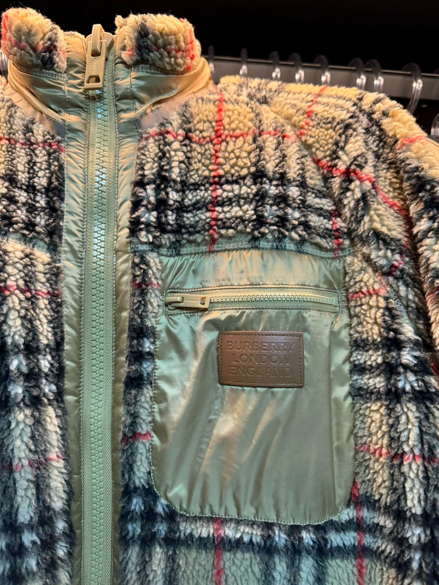 Burberry burberry teddy fleece jacket in medium Size US M / EU 48-50 / 2 - 2 Thumbnail