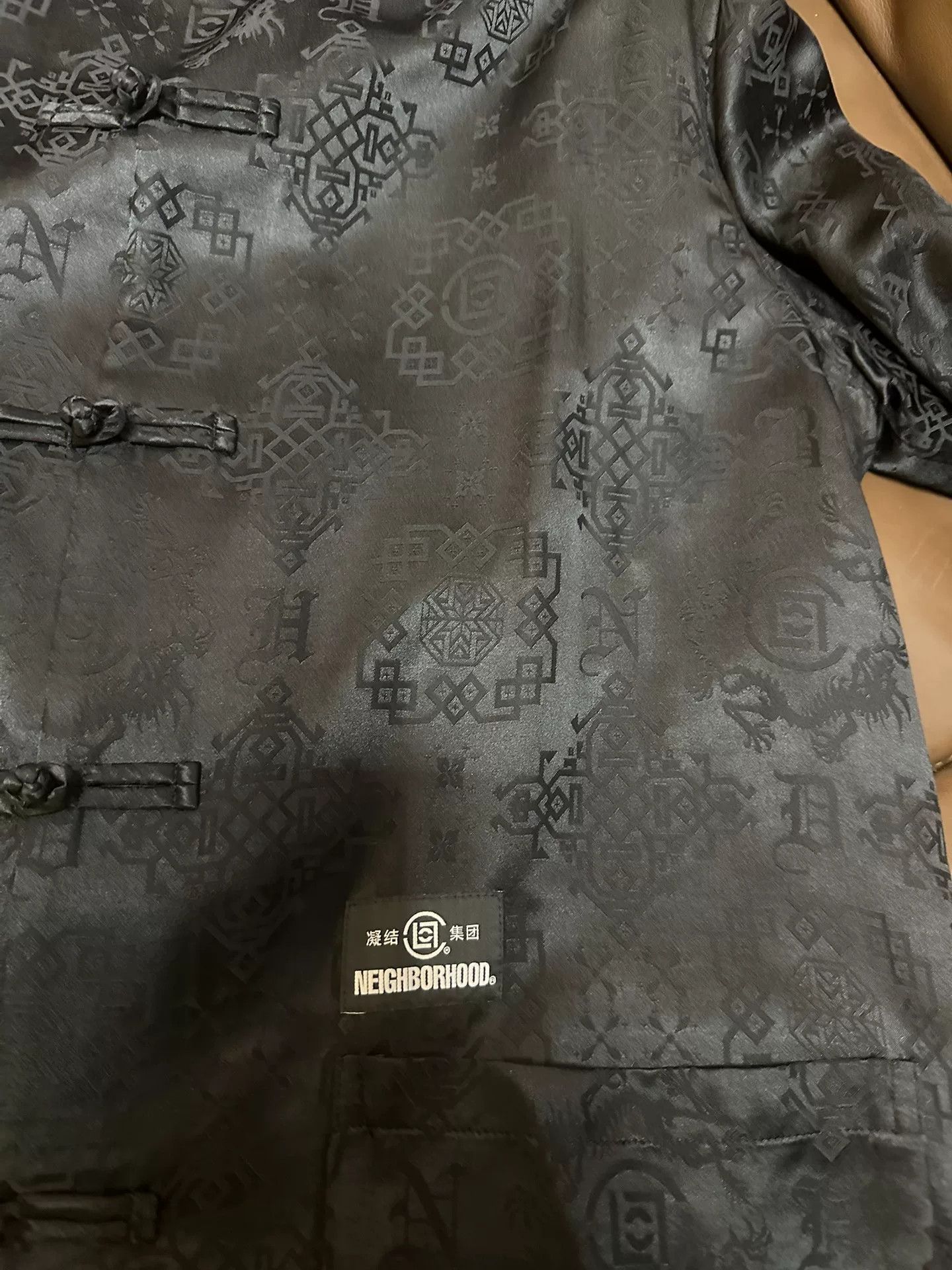 CLOT CLOT x Neighborhood Black Silk Jacket Size US L / EU 52-54 / 3 - 3 Thumbnail