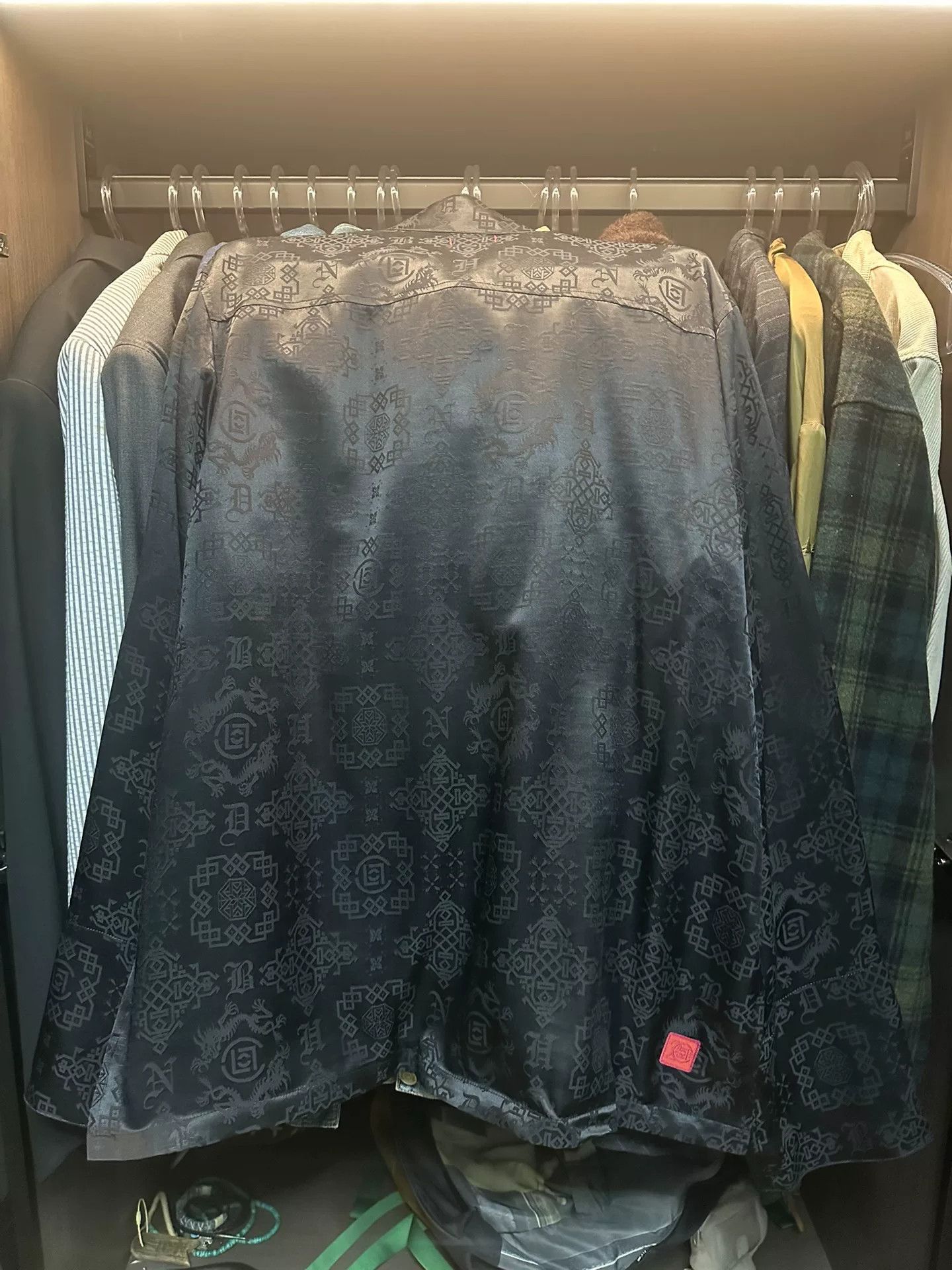CLOT CLOT x Neighborhood Black Silk Jacket Size US L / EU 52-54 / 3 - 2 Thumbnail