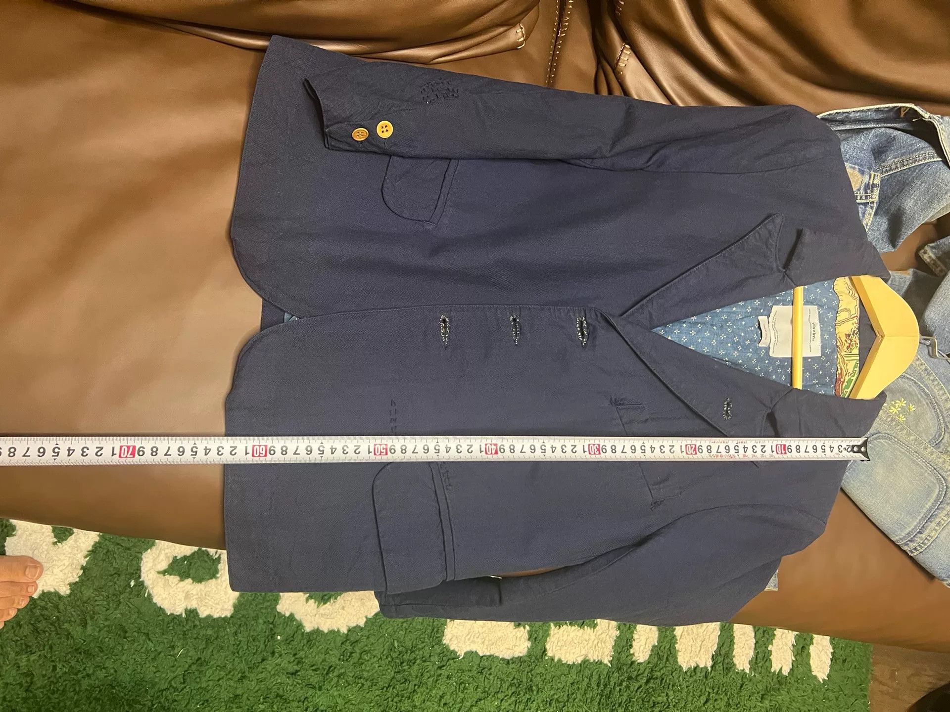 Visvim visvim tailored blazer in navy blue Size US S / EU 44-46 / 1 - 7 Thumbnail