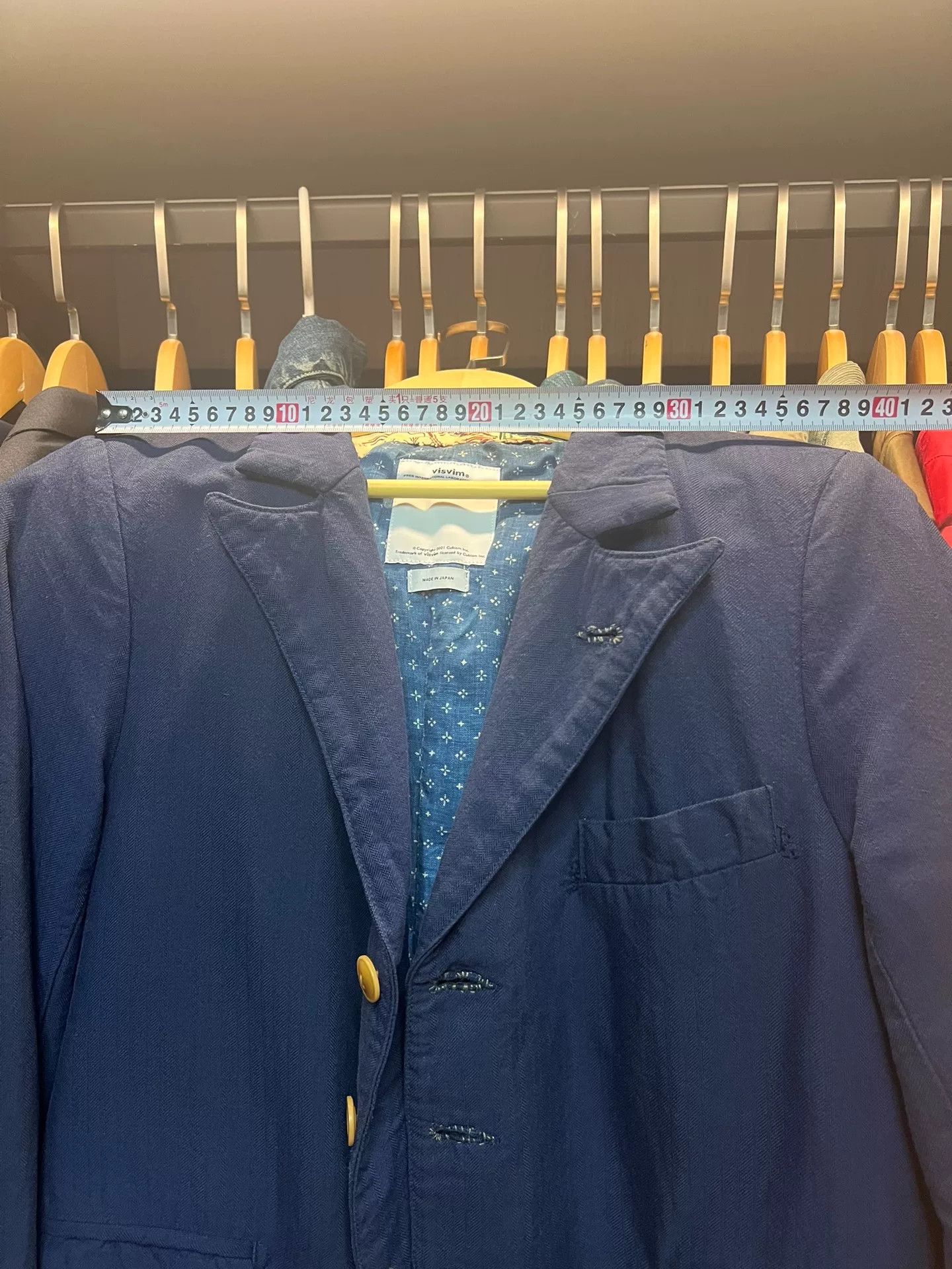 Visvim visvim tailored blazer in navy blue Size US S / EU 44-46 / 1 - 6 Thumbnail