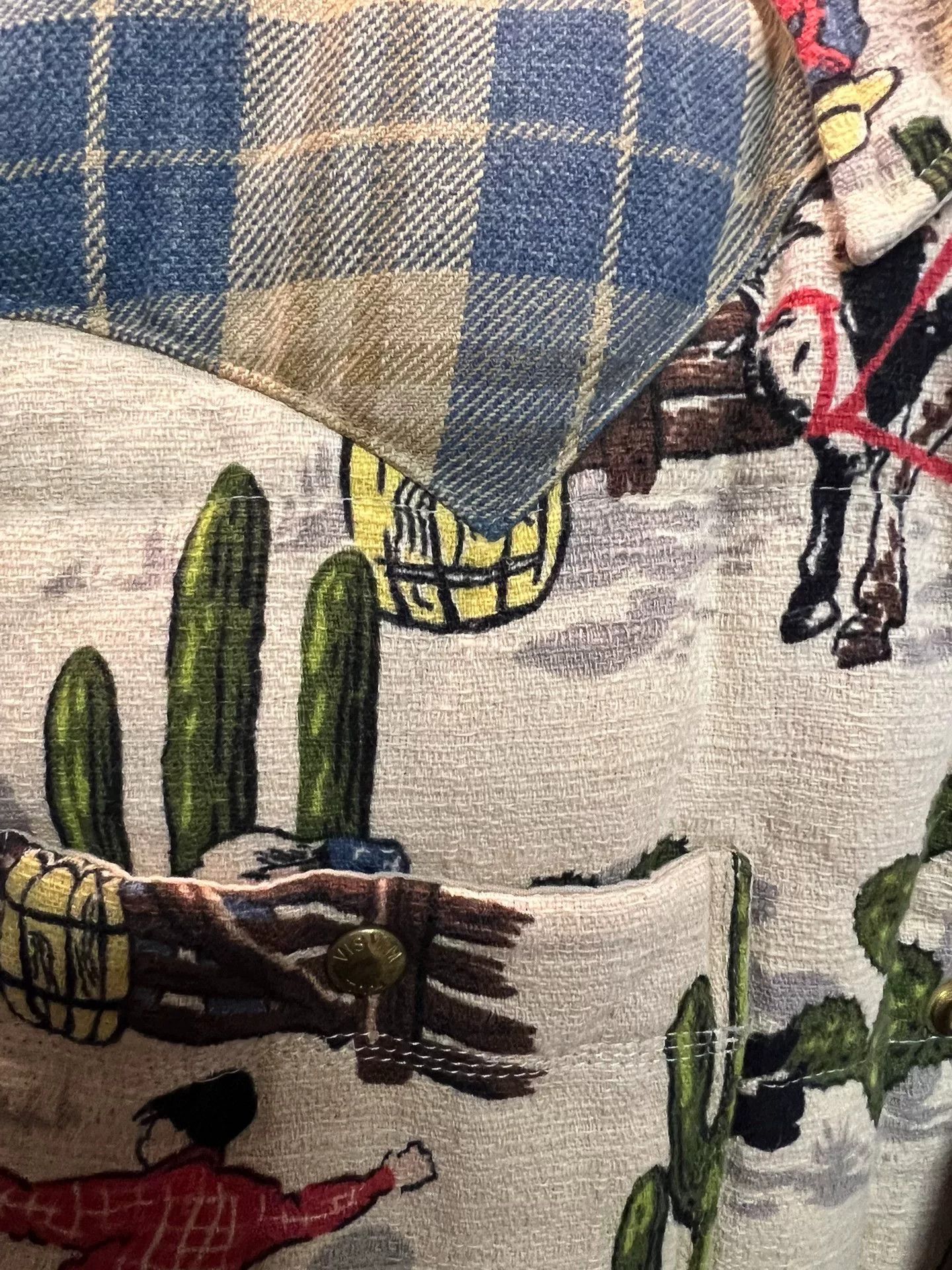Visvim visvim velvet jacket with unique western print Size US M / EU 48-50 / 2 - 2 Thumbnail