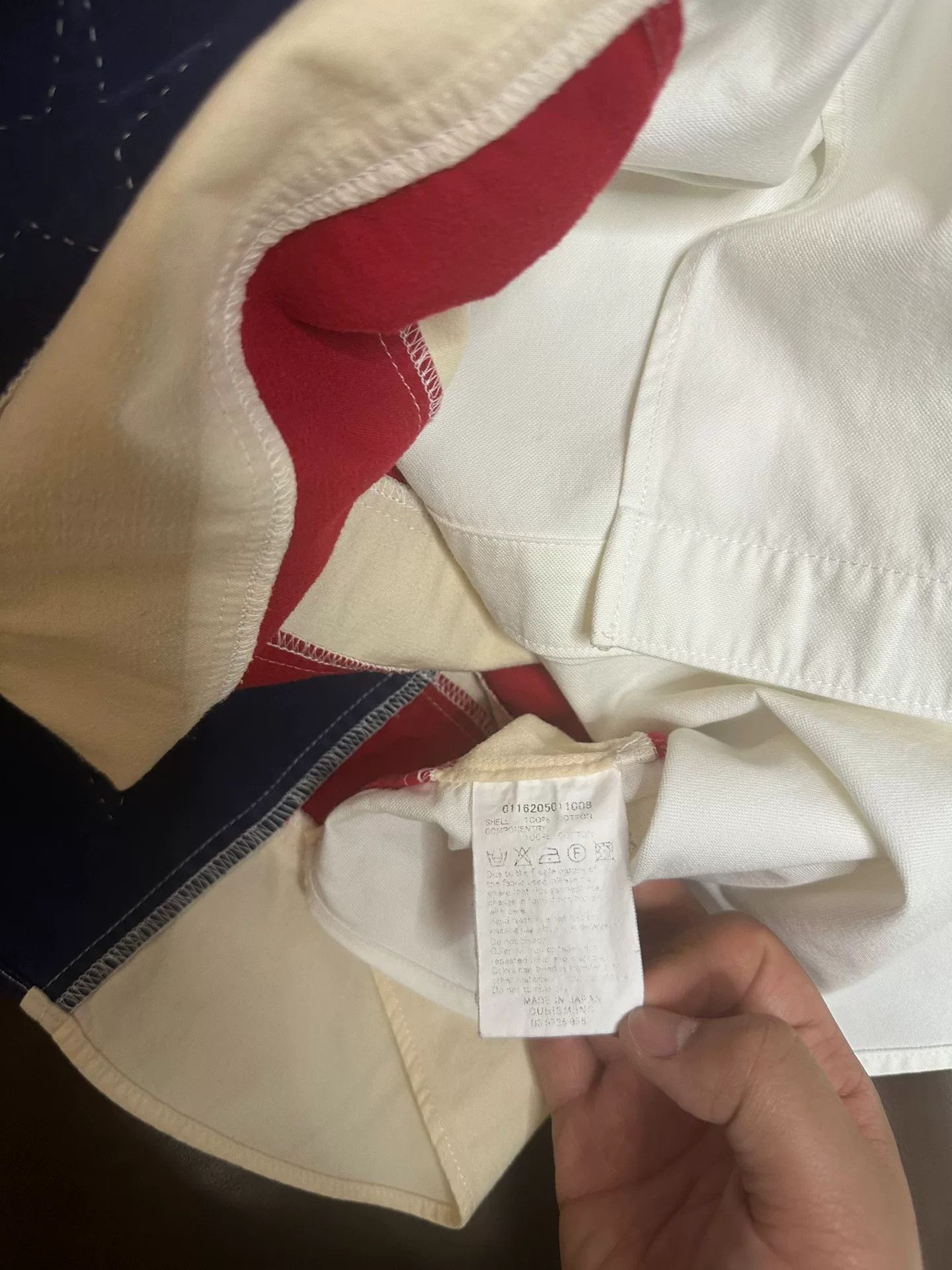 Visvim visvim flag shirt with red and blue design Size US M / EU 48-50 / 2 - 4 Thumbnail