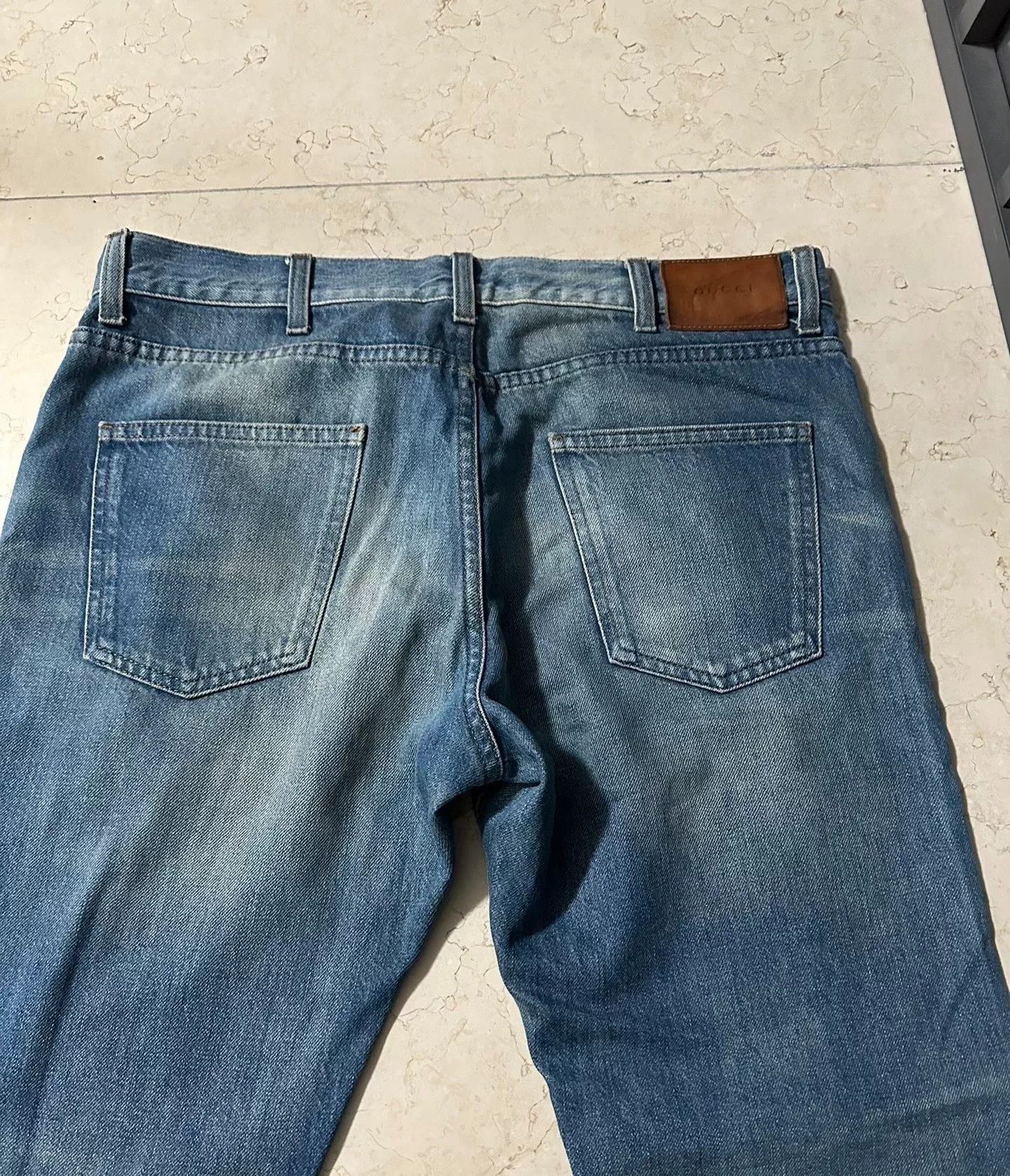 Gucci gucci coral snake washed denim pants size 34 Size US 34 / EU 50 - 6 Thumbnail