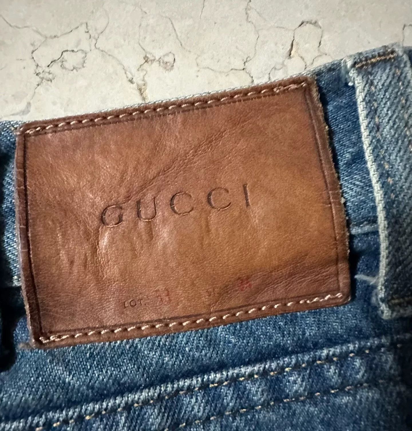 Gucci gucci coral snake washed denim pants size 34 Size US 34 / EU 50 - 7 Thumbnail