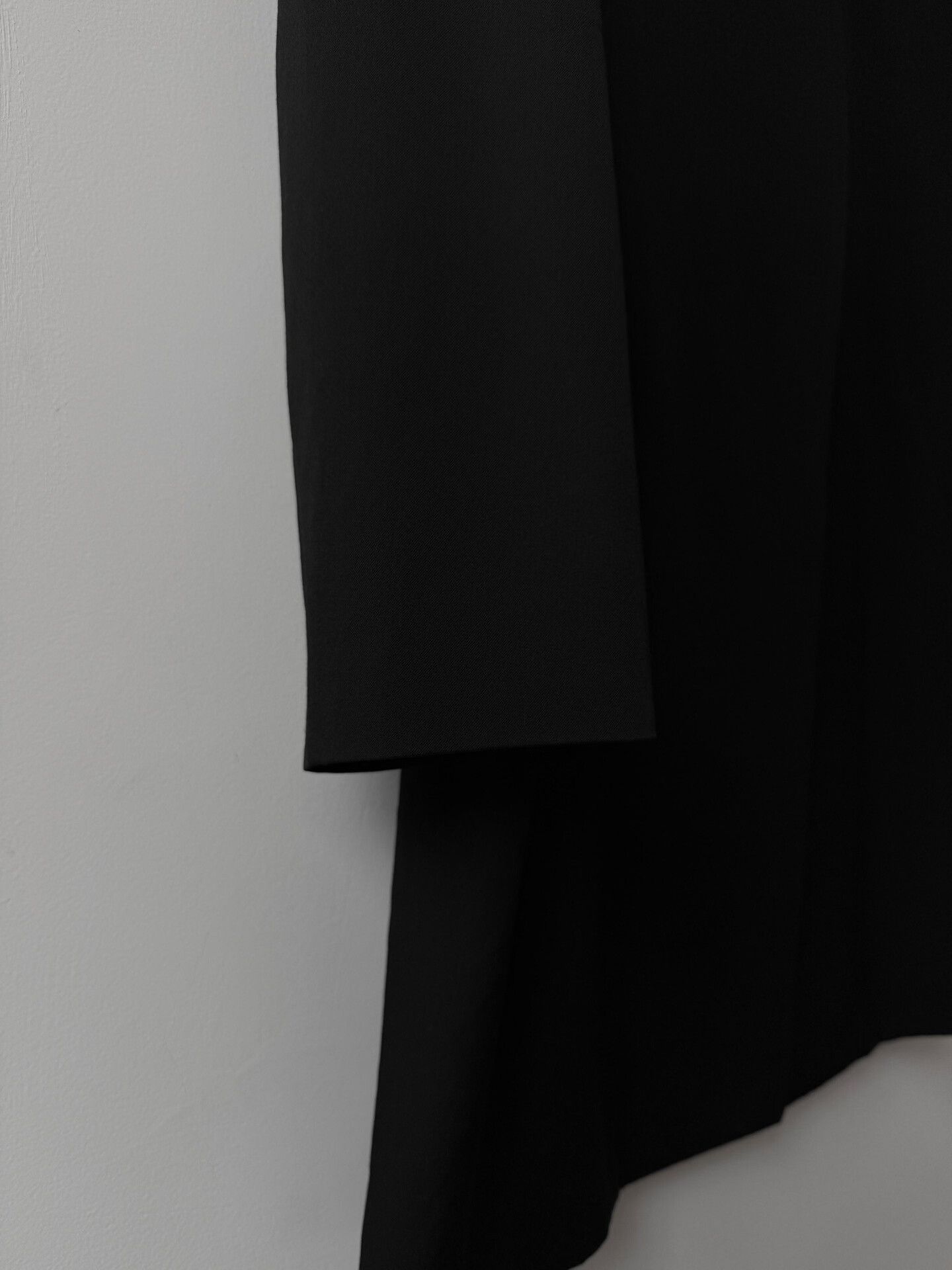 Yohji Yamamoto minimalist black wool coat by yohji yamamoto Size US M / EU 48-50 / 2 - 4 Thumbnail