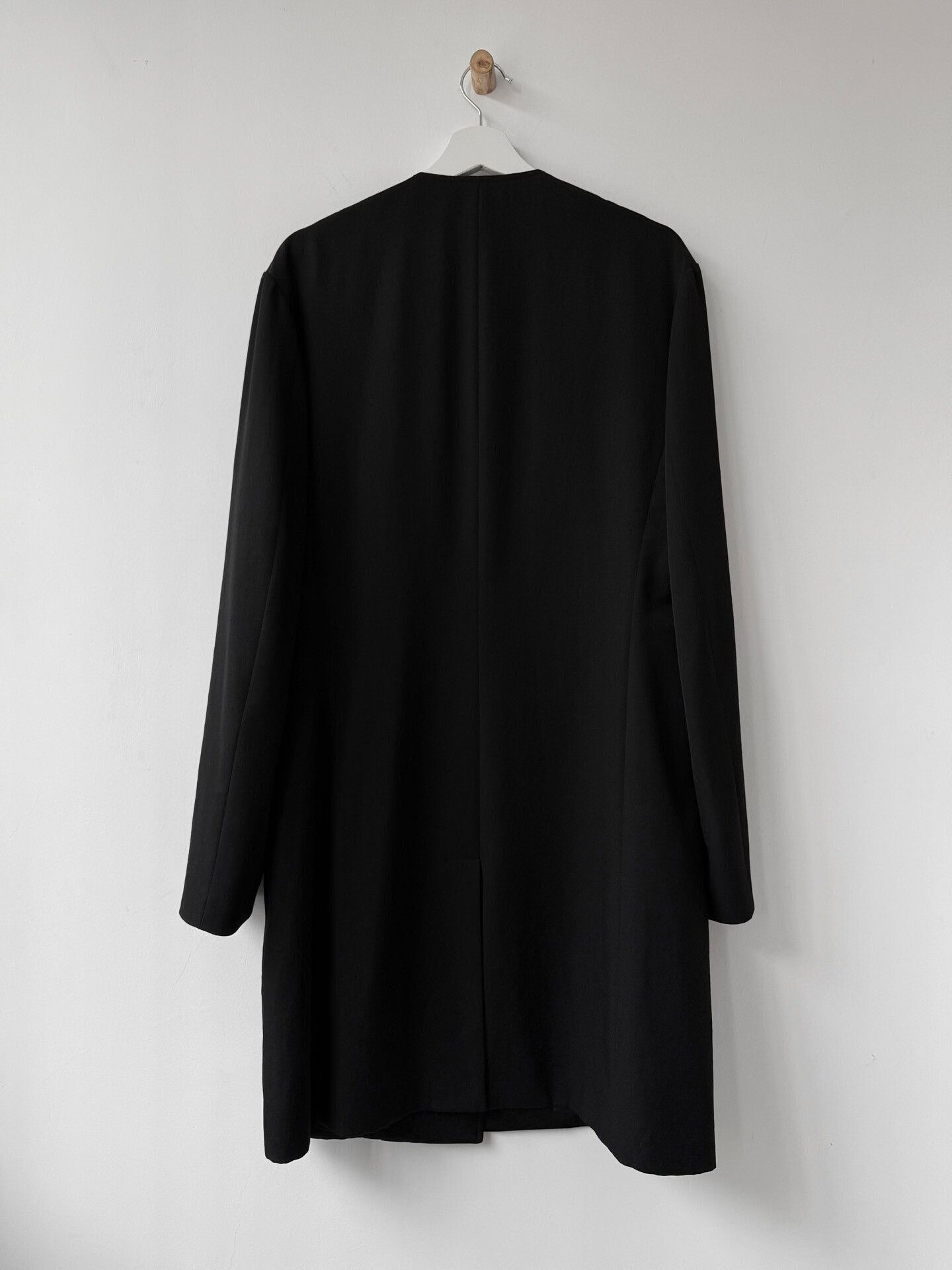 Yohji Yamamoto minimalist black wool coat by yohji yamamoto Size US M / EU 48-50 / 2 - 5 Thumbnail