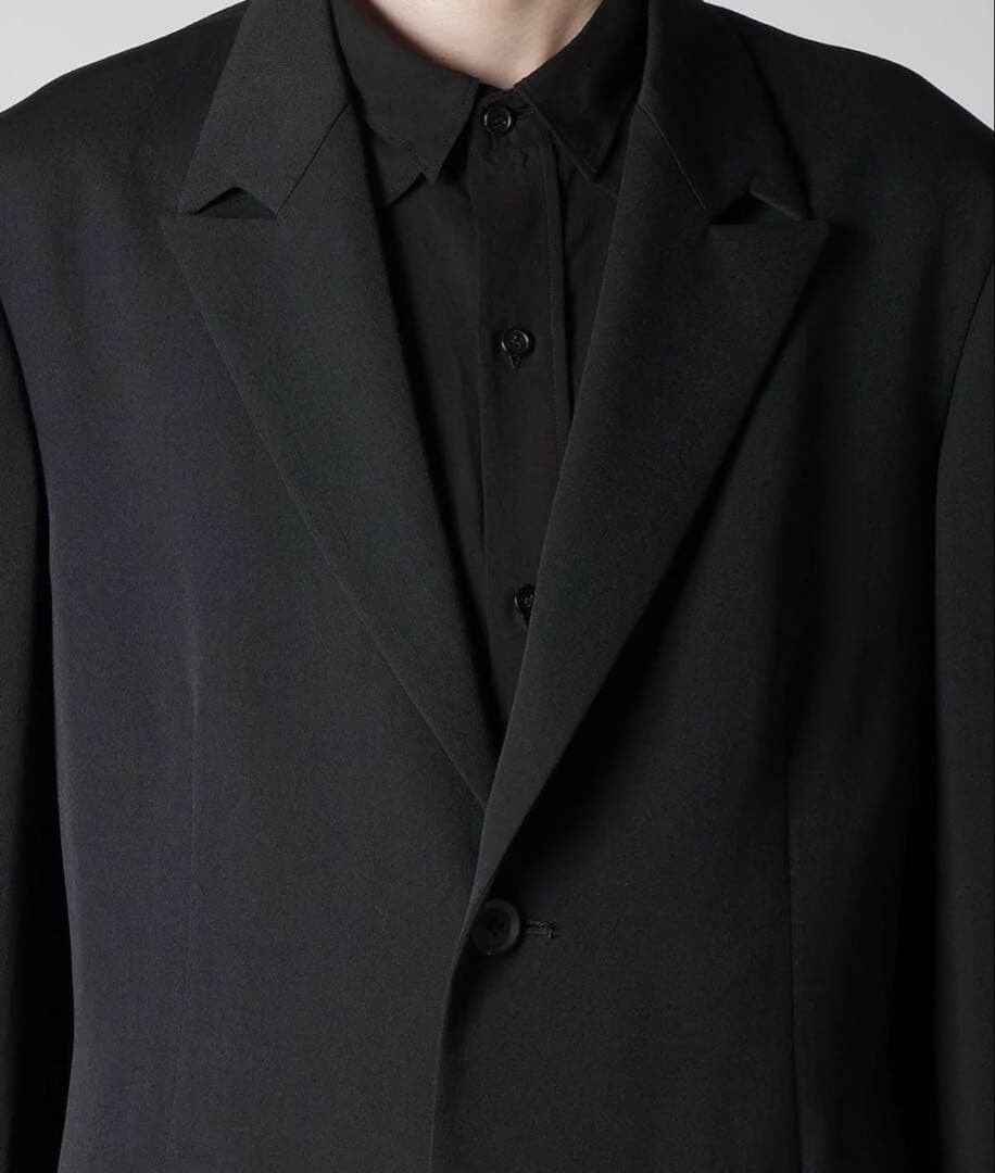 Yohji Yamamoto yohji yamamoto pour homme black wool blazer Size US M / EU 48-50 / 2 - 9 Thumbnail