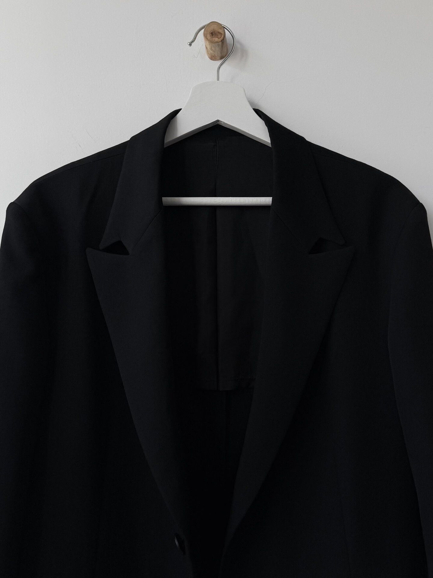 Yohji Yamamoto yohji yamamoto pour homme black wool blazer Size US M / EU 48-50 / 2 - 2 Thumbnail