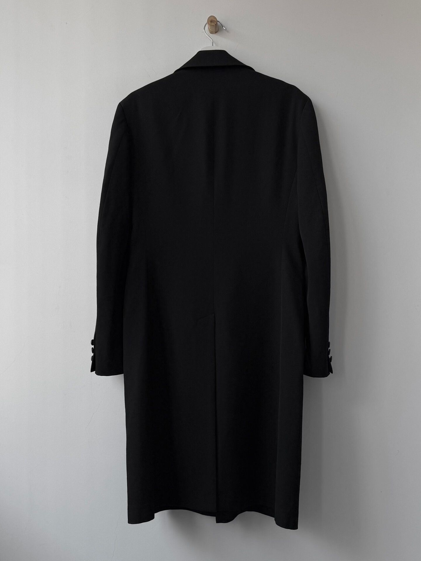 Yohji Yamamoto yohji yamamoto black wool coat Size US M / EU 48-50 / 2 - 7 Thumbnail