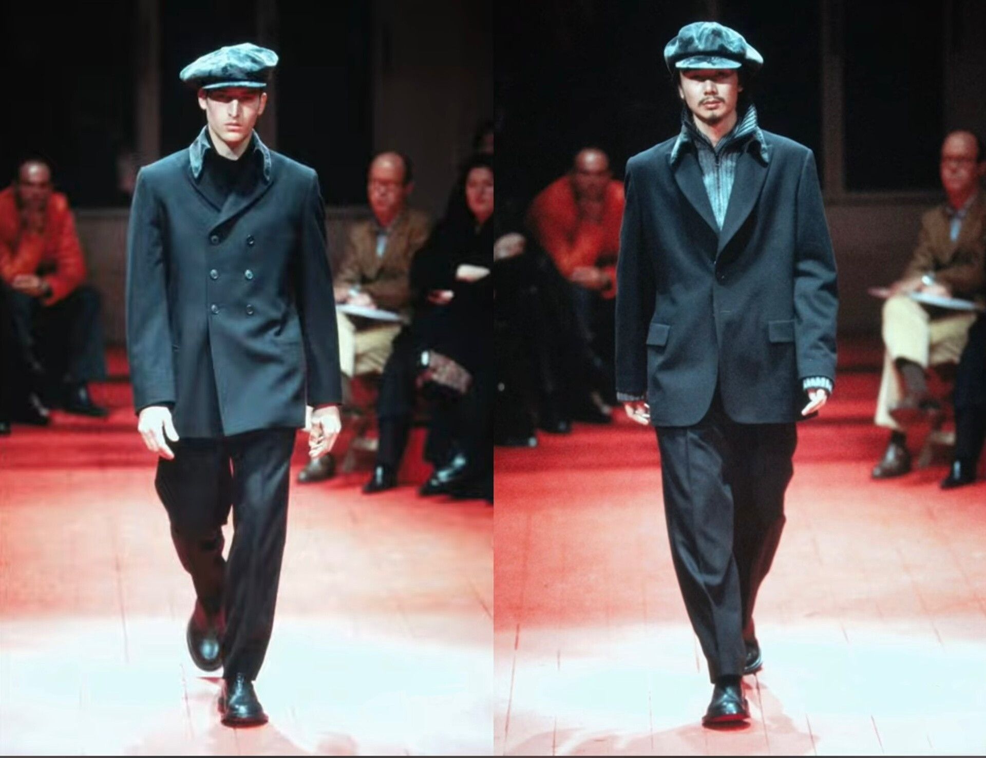 Yohji Yamamoto yohji yamamoto black wool blazer with unique collar Size US L / EU 52-54 / 3 - 9 Thumbnail