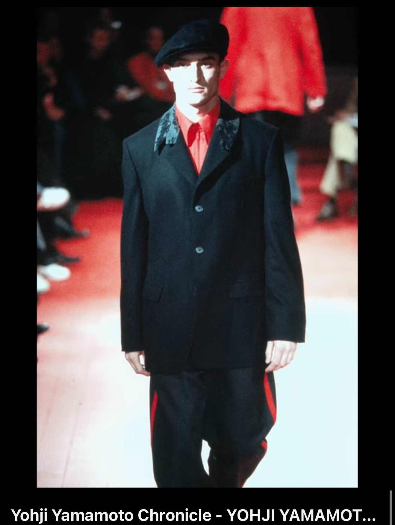 Yohji Yamamoto yohji yamamoto black wool blazer with unique collar Size US L / EU 52-54 / 3 - 8 Thumbnail