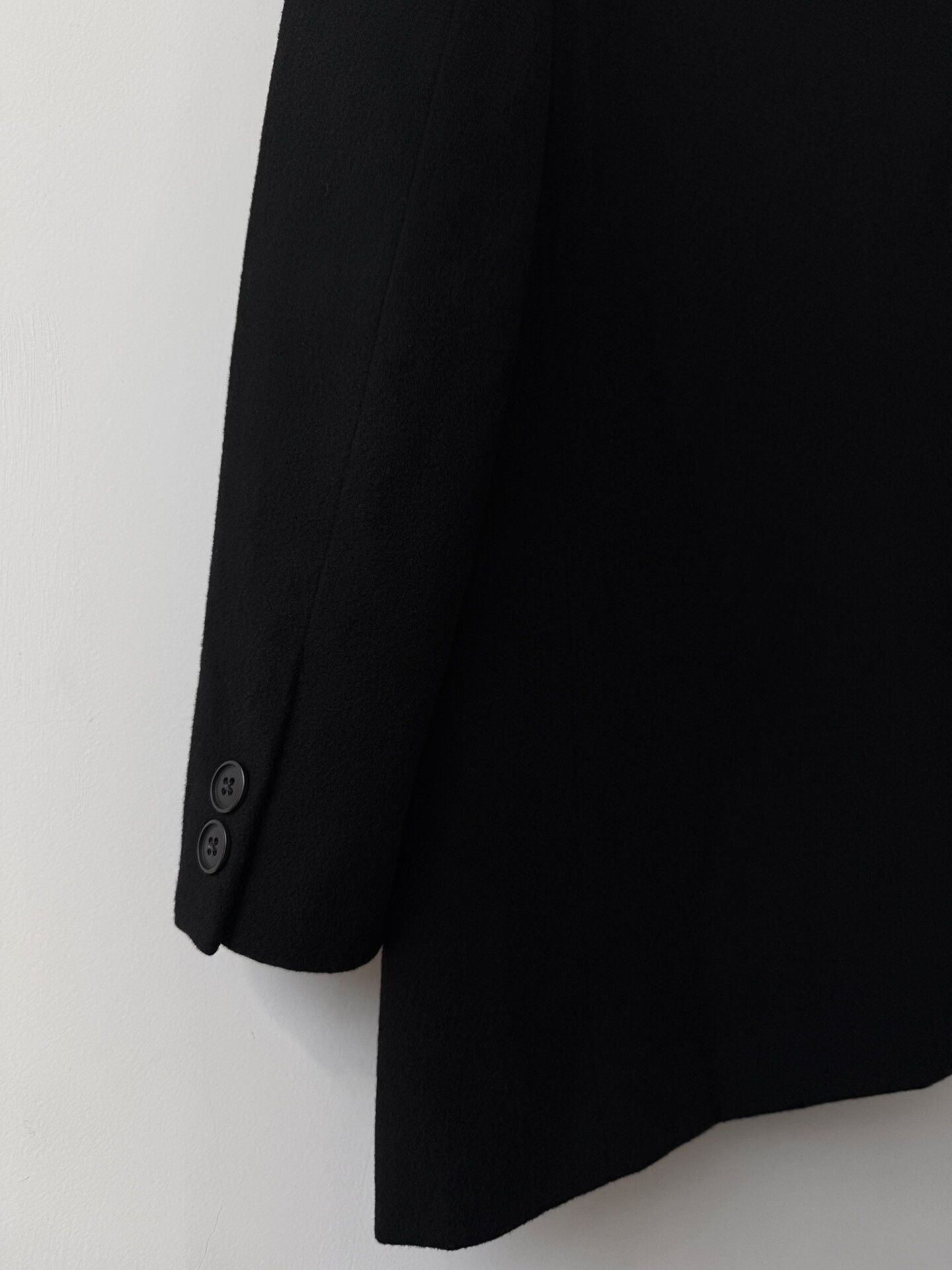 Yohji Yamamoto yohji yamamoto black wool blazer with unique collar Size US L / EU 52-54 / 3 - 5 Thumbnail
