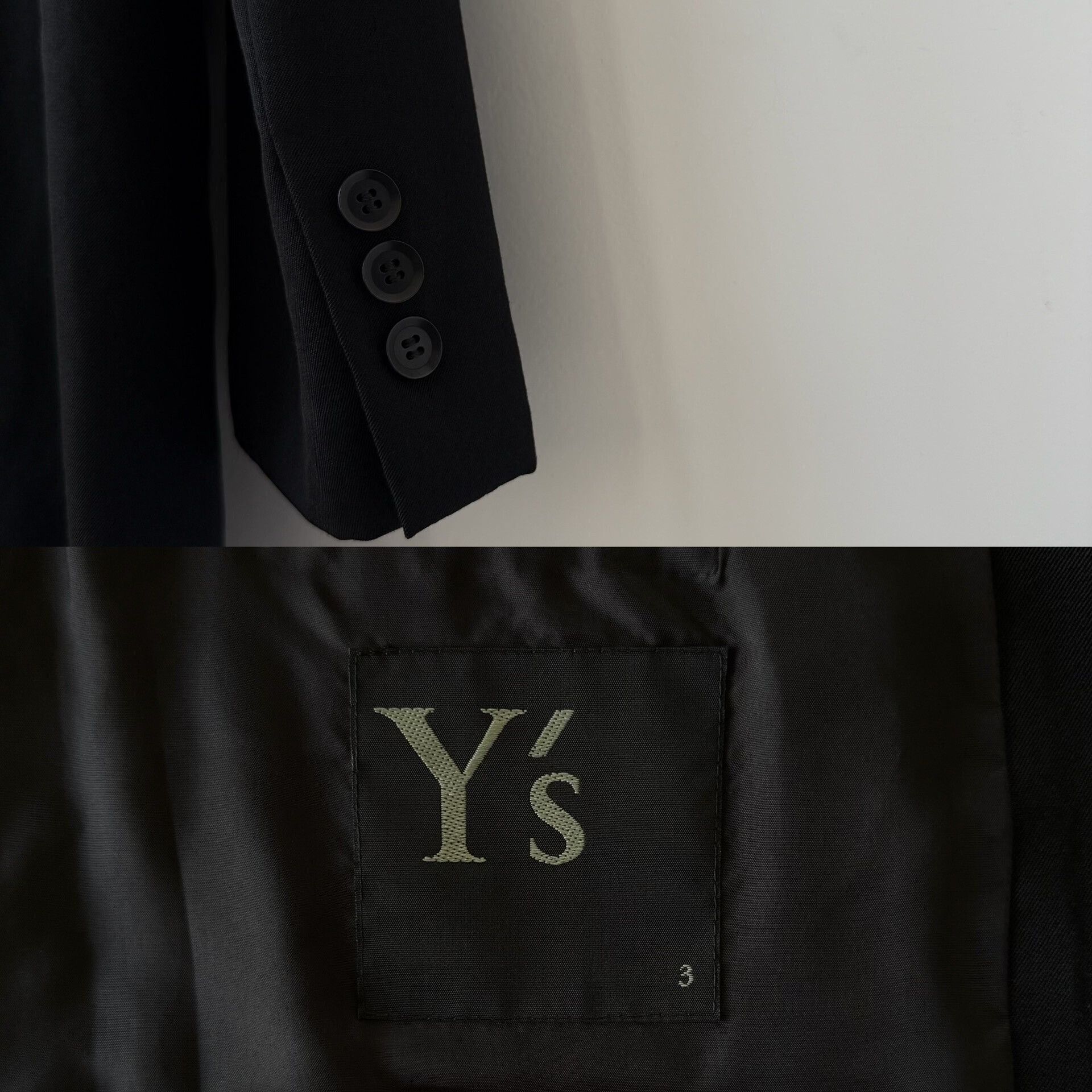 Yohji Yamamoto yohji yamamoto y's black minimalist blazer Size US M / EU 48-50 / 2 - 5 Thumbnail