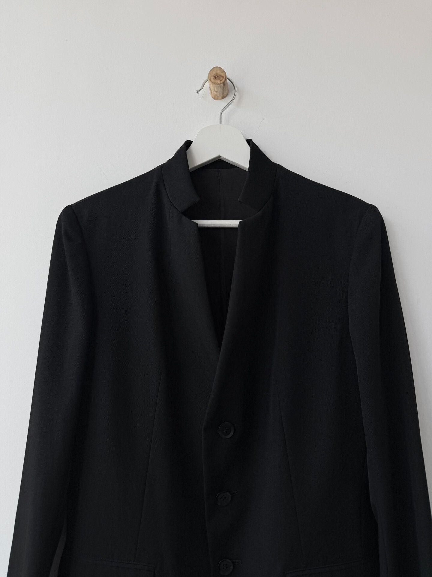 Yohji Yamamoto yohji yamamoto y's black minimalist blazer Size US M / EU 48-50 / 2 - 3 Thumbnail