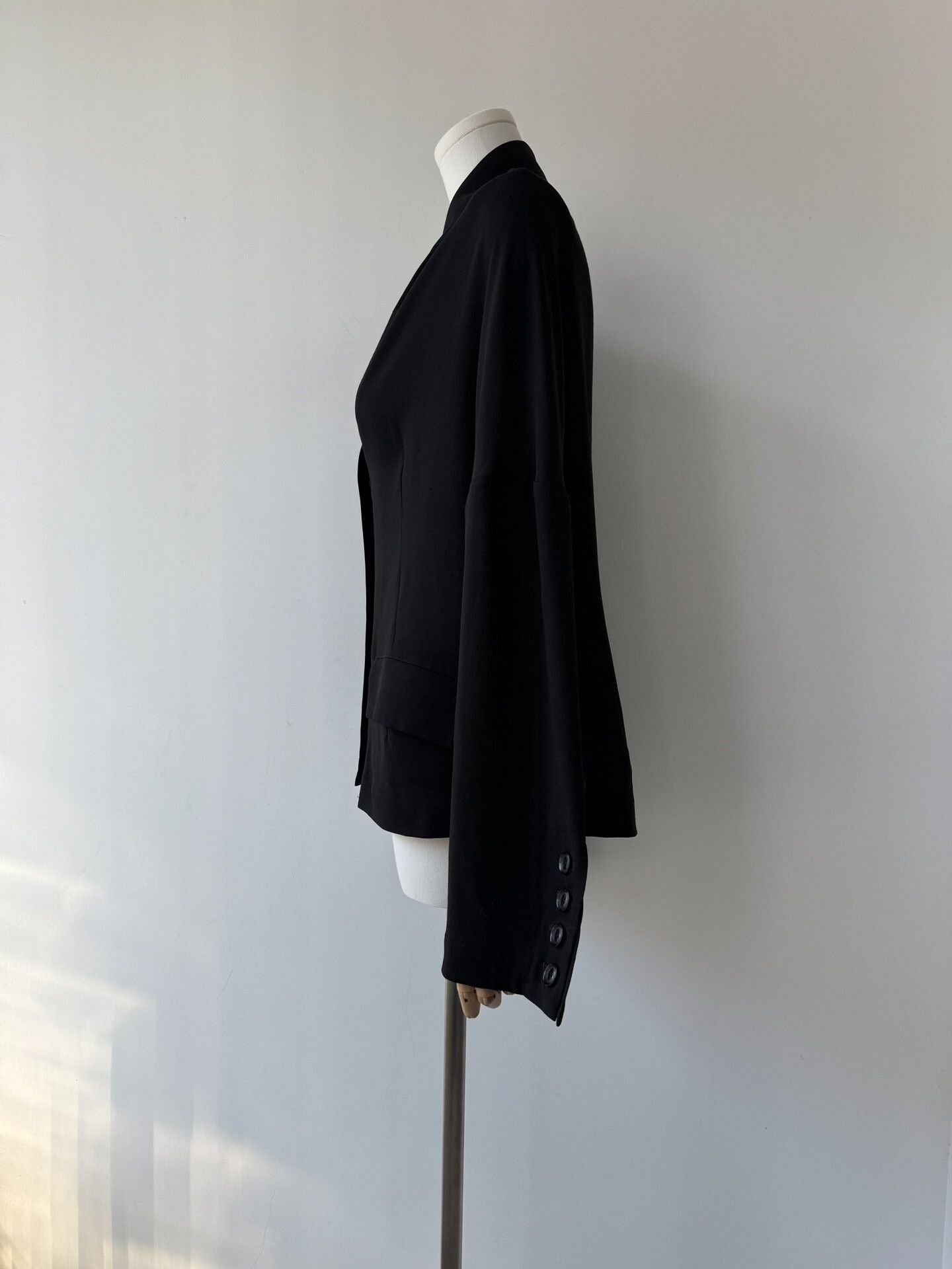 Yohji Yamamoto Yohji Yamamoto Noir Minimalist Wool Jacket Size US M / EU 48-50 / 2 - 4 Thumbnail