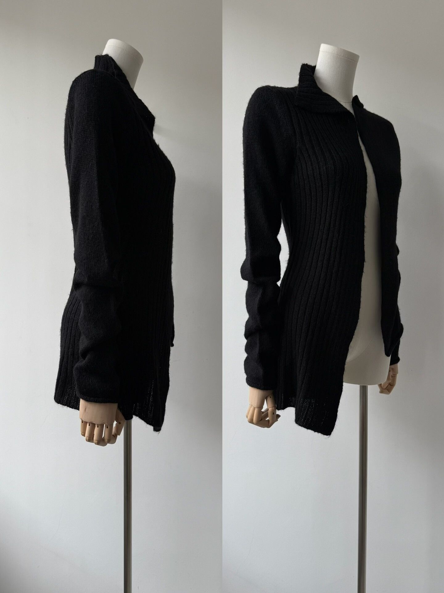 Yohji Yamamoto unique alpaca open cardigan by yohji yamamoto Size M / US 6-8 / IT 42-44 - 4 Thumbnail