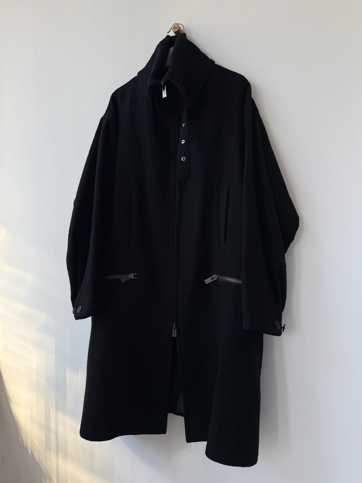 Yohji Yamamoto oversized wool coat by yohji yamamoto femme Size M / US 6-8 / IT 42-44 - 3 Thumbnail