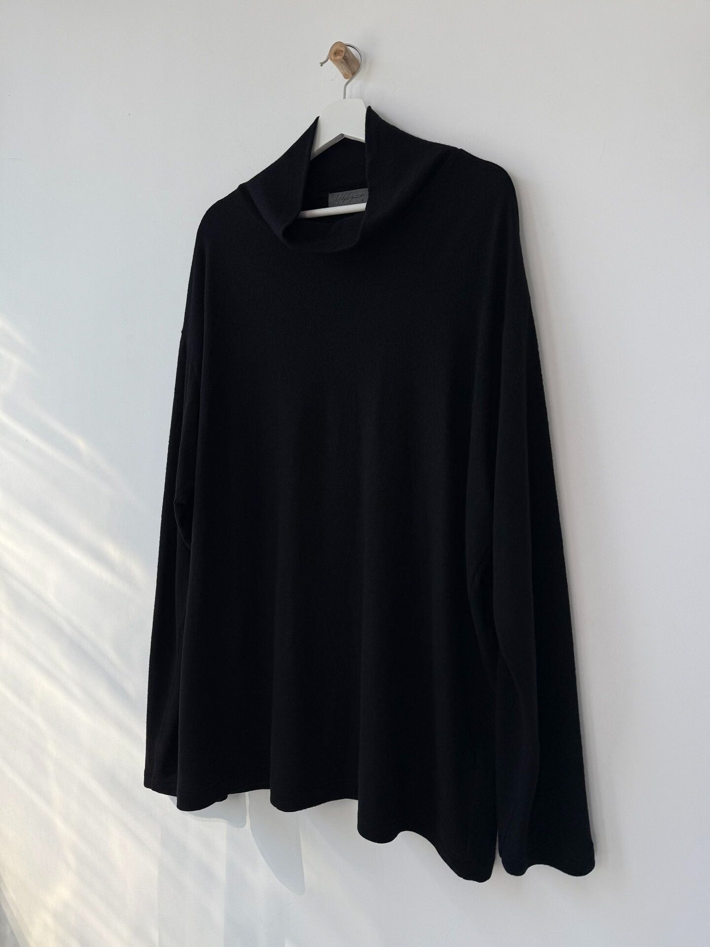 Yohji Yamamoto black wool turtleneck top by yohji yamamoto Size US XXL / EU 58 / 5 - 3 Thumbnail