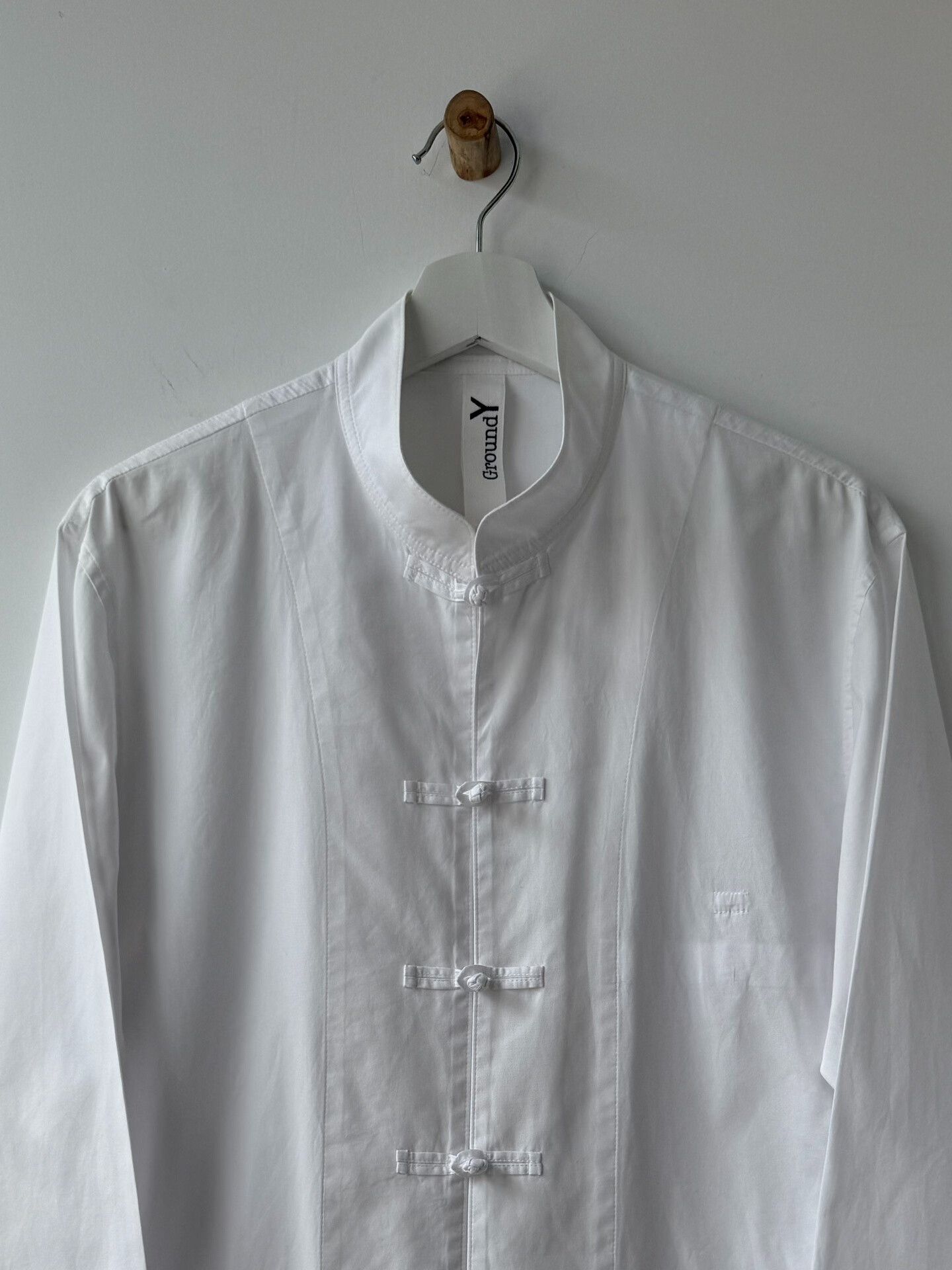 Yohji Yamamoto Yohji Yamamoto White Button-Up Shirt Size US M / EU 48-50 / 2 - 3 Thumbnail