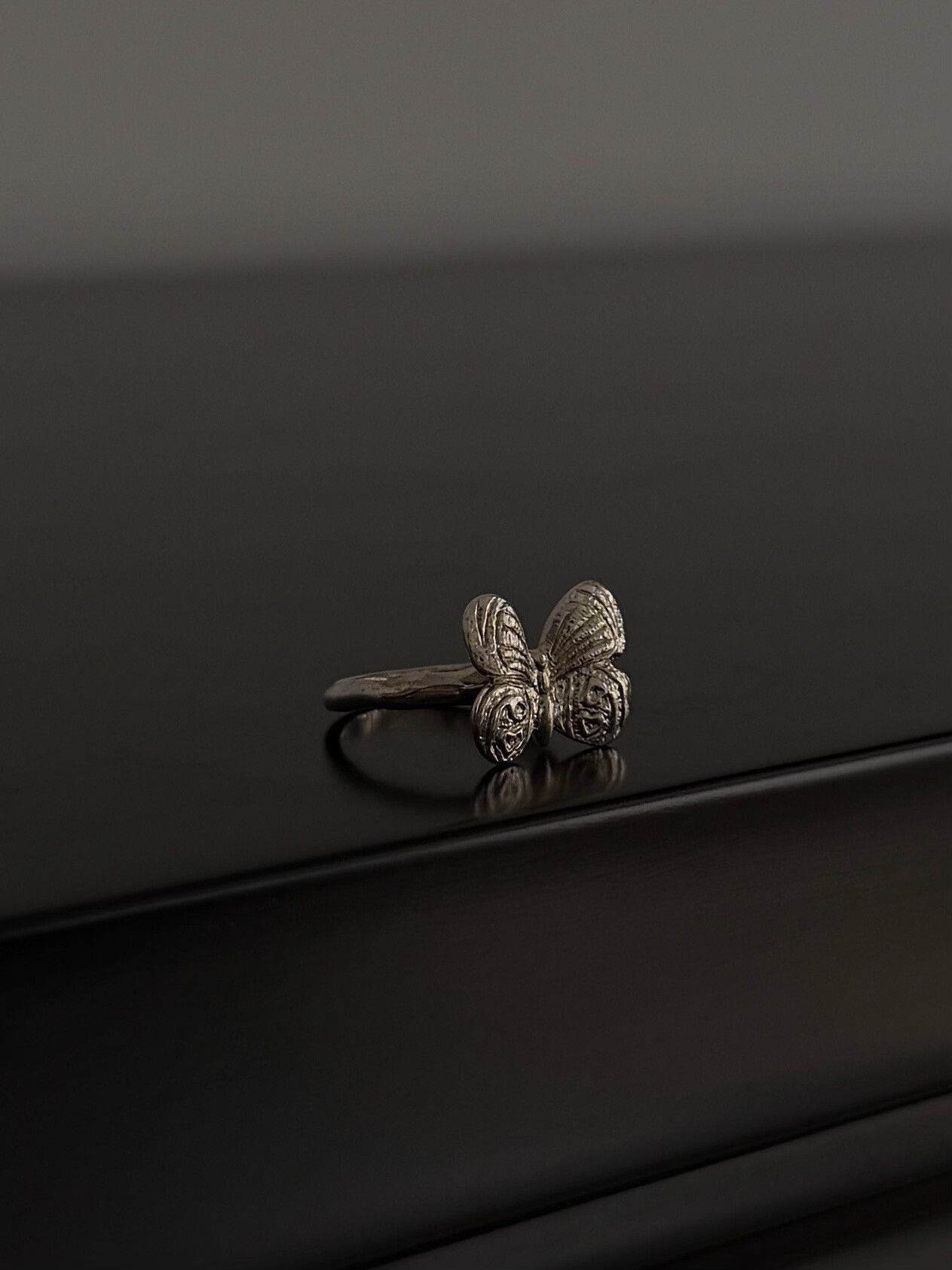 Jean Paul Gaultier Jean Paul Gaultier Butterfly Silver Ring Size ONE SIZE - 3 Thumbnail
