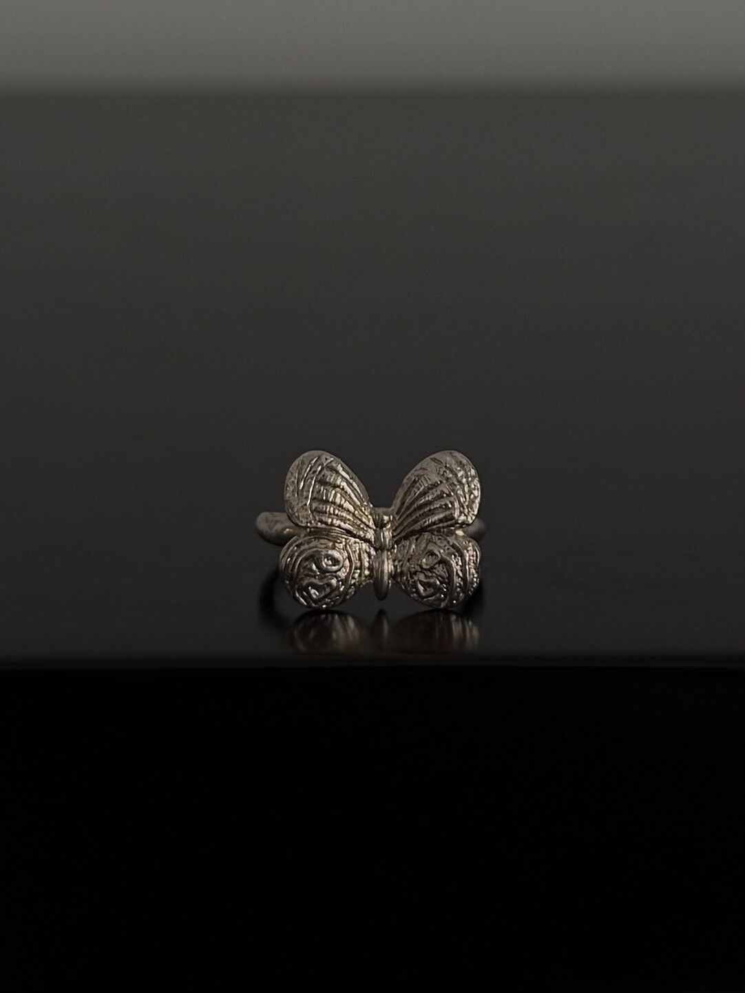 Jean Paul Gaultier Jean Paul Gaultier Butterfly Silver Ring Size ONE SIZE - 2 Thumbnail