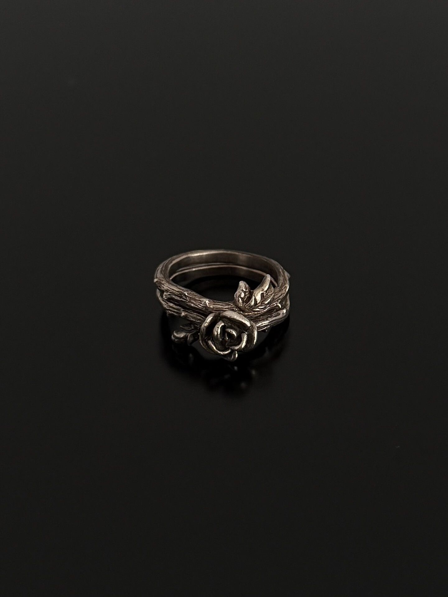 Jean Paul Gaultier Jean Paul Gaultier Thorn Rose Ring Set Size ONE SIZE - 7 Thumbnail