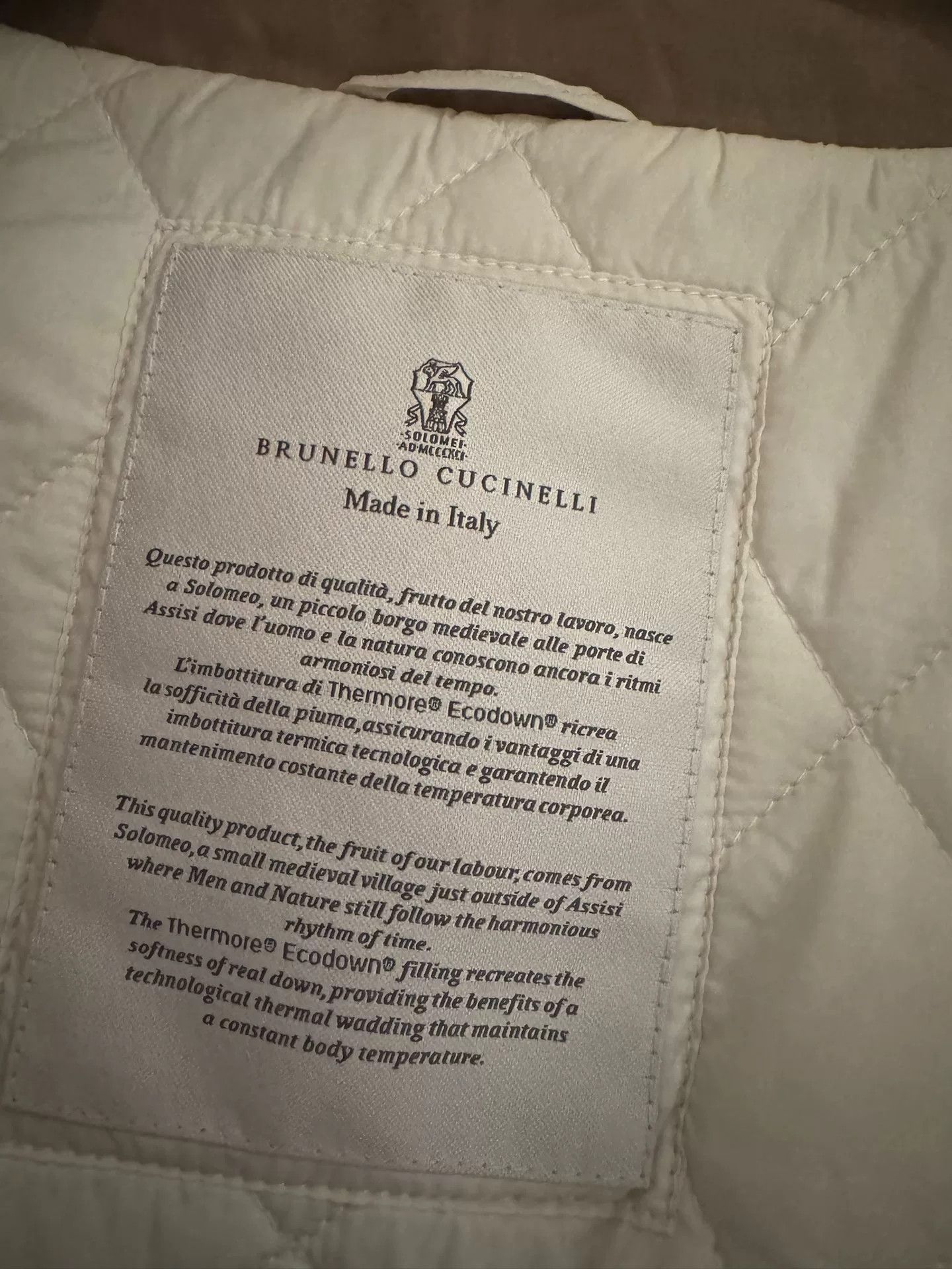 Brunello Cucinelli Brunello Cucinelli Beige Jacket Size 42 Size US M / EU 48-50 / 2 - 4 Thumbnail