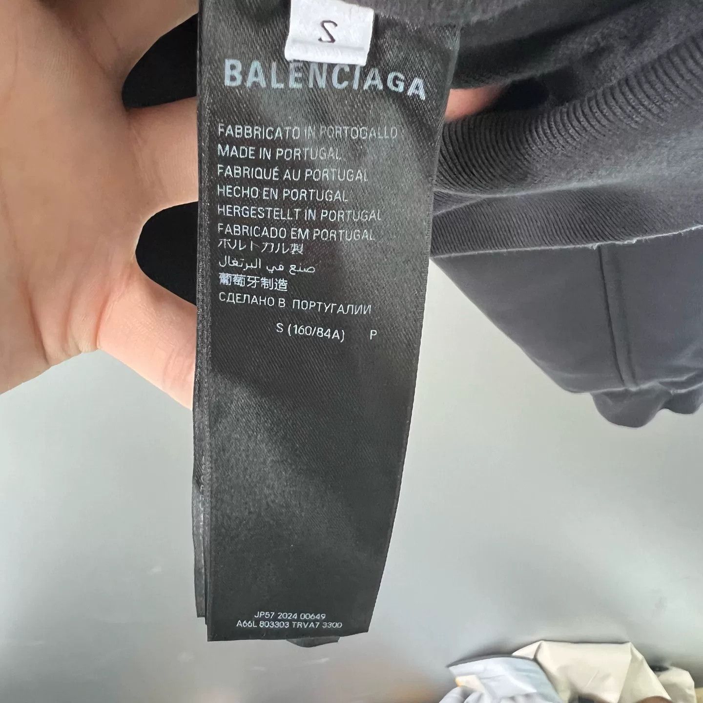 Balenciaga Balenciaga 24FW Reversed Logo Zip Hoodie Size US S / EU 44-46 / 1 - 6 Thumbnail