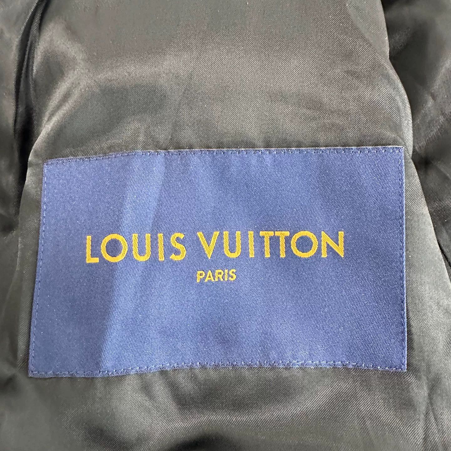 Louis Vuitton Louis Vuitton Black White Embroidered Varsity Jacket Size US M / EU 48-50 / 2 - 3 Thumbnail