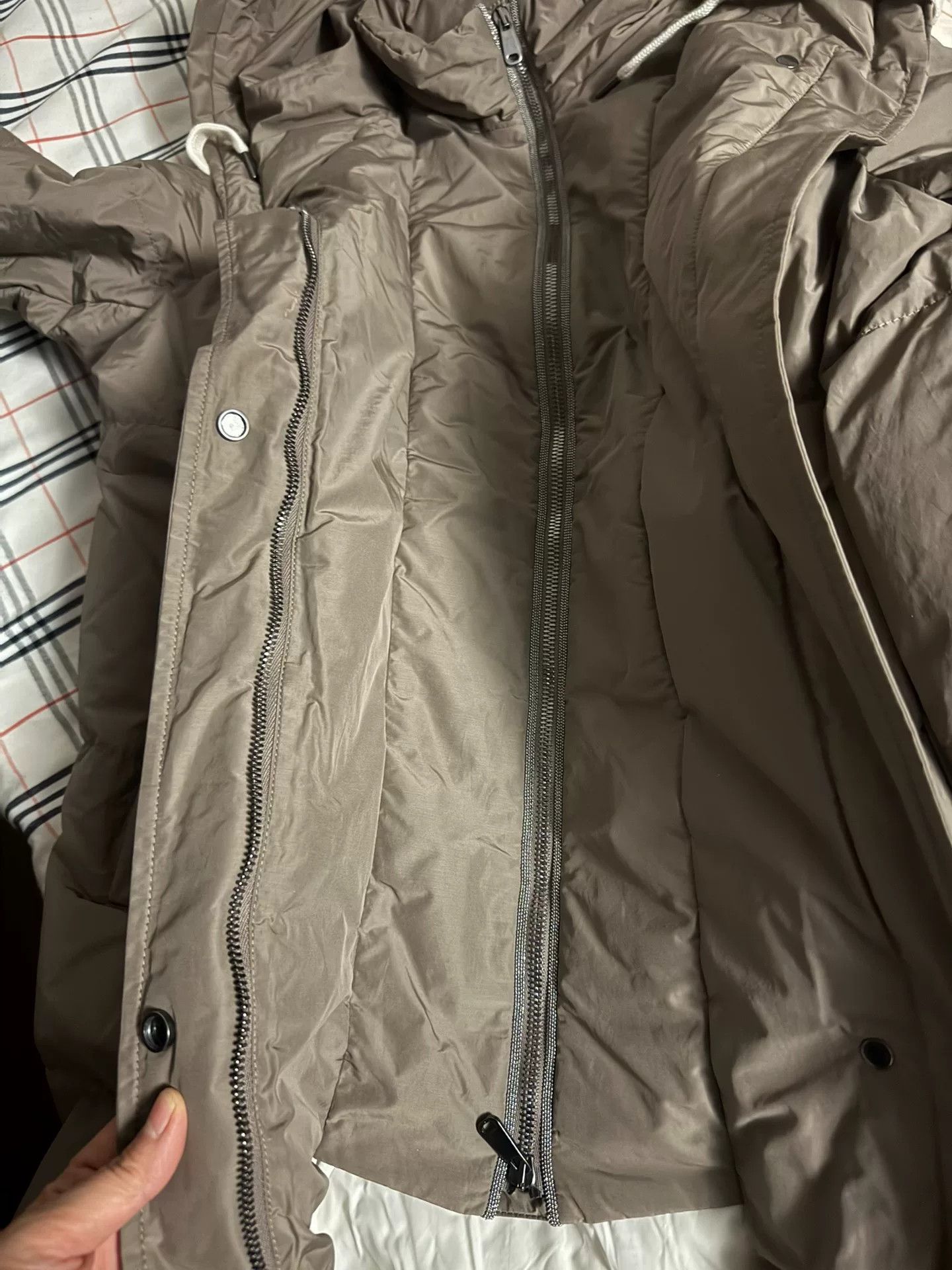 Brunello Cucinelli Brunello Cucinelli Long Hooded Down Coat Size US M / EU 48-50 / 2 - 8 Thumbnail