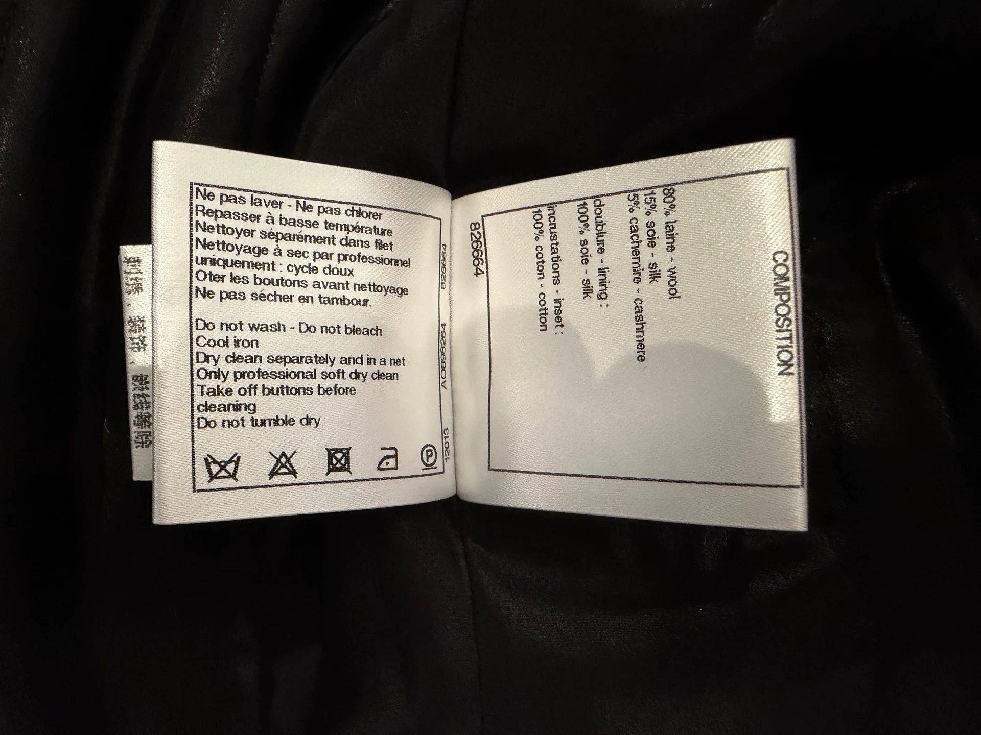 Chanel Chanel Metiers d'Art Black White Coat Size M / US 6-8 / IT 42-44 - 5 Thumbnail