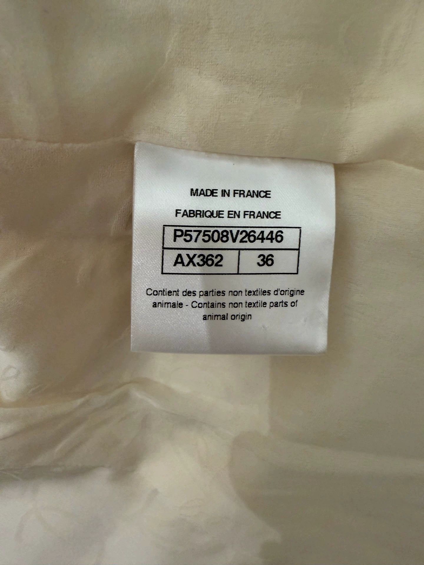 Chanel Chanel White Tweed Wool Jacket Size US XS / EU 42 / 0 - 4 Thumbnail