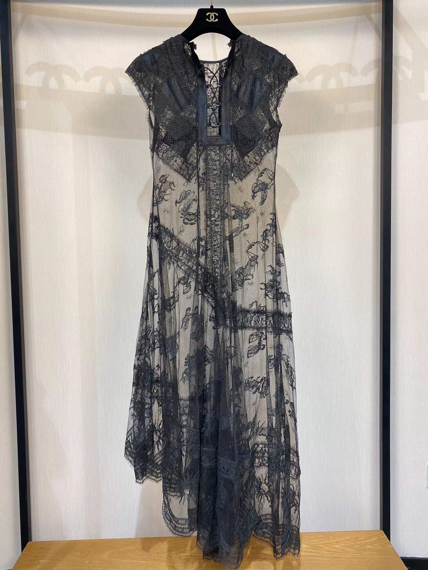 Hermes Hermes 2023 Lace Three-Piece Dress Size US 36 / EU 52 - 3 Thumbnail