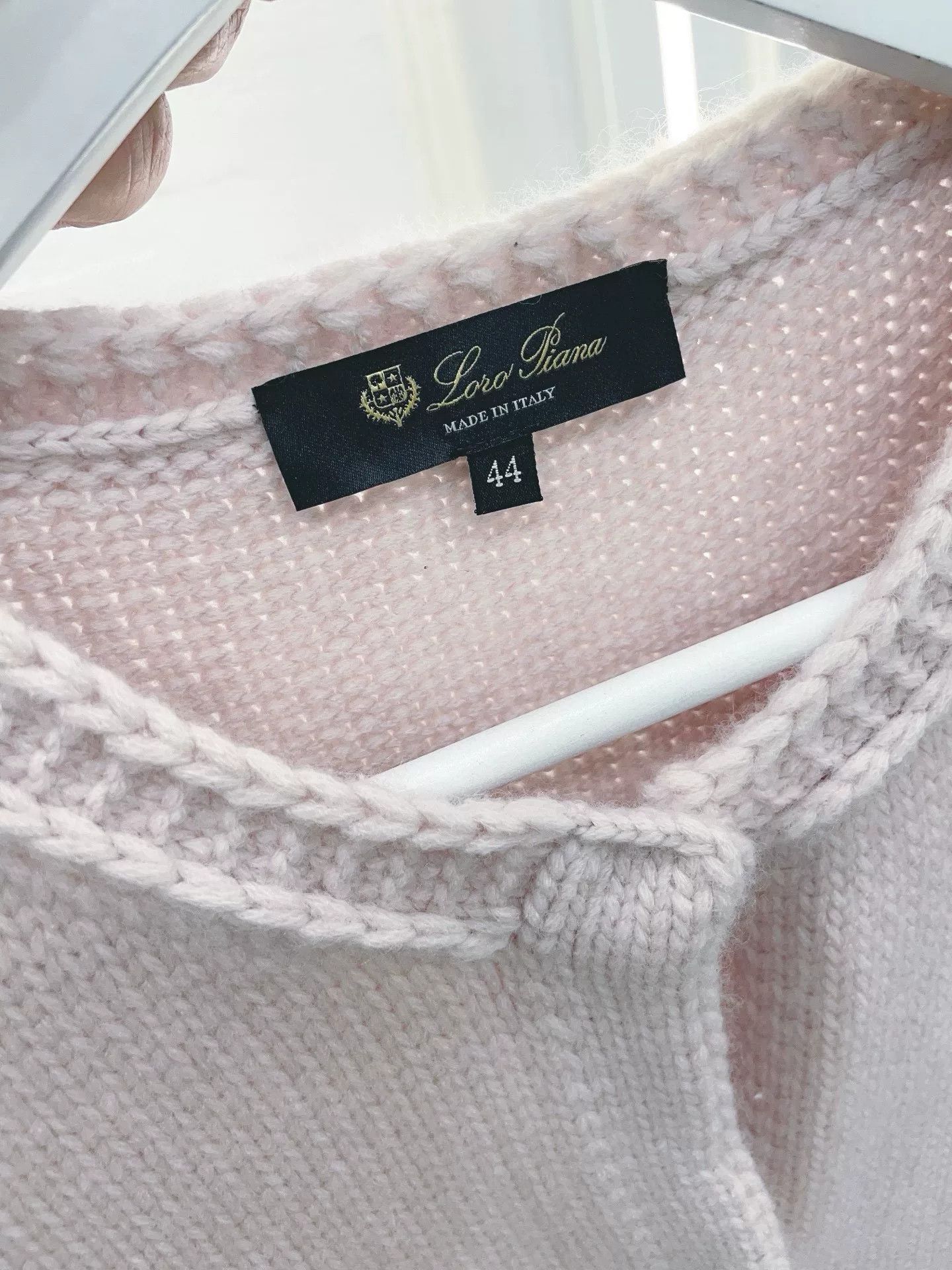 Loro Piana pale pink knit cardigan with vest Size US L / EU 52-54 / 3 - 8 Thumbnail