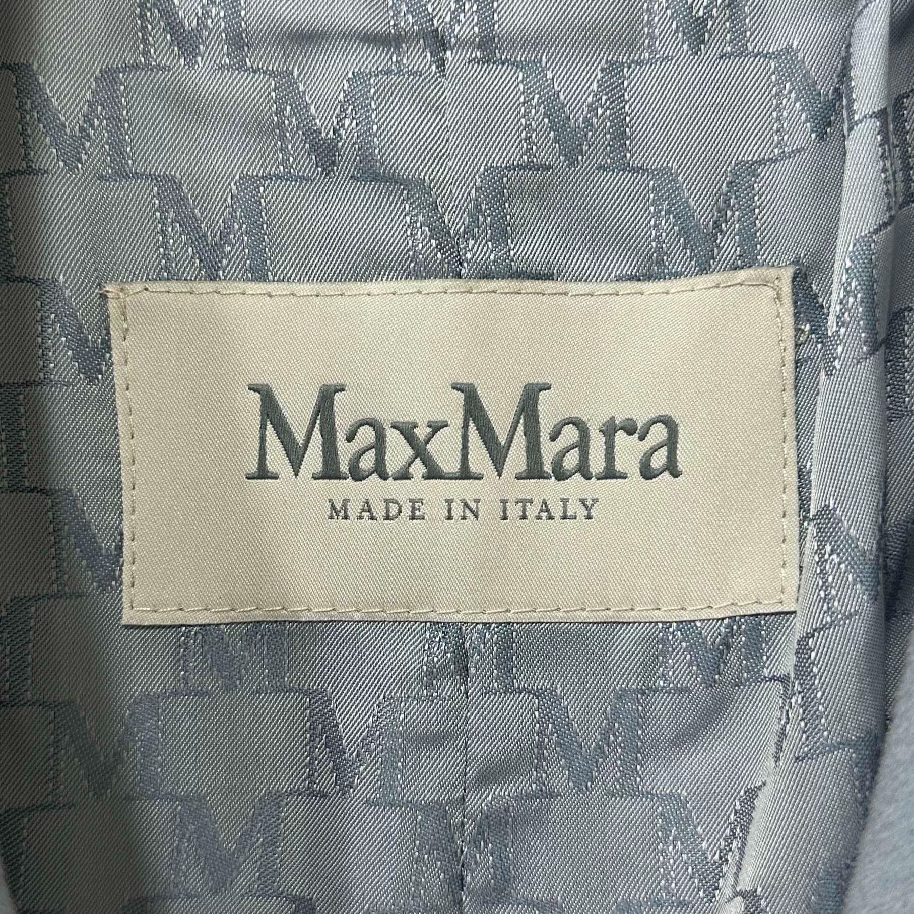 Max Mara maxmara fog blue double-breasted coat Size US L / EU 52-54 / 3 - 4 Thumbnail