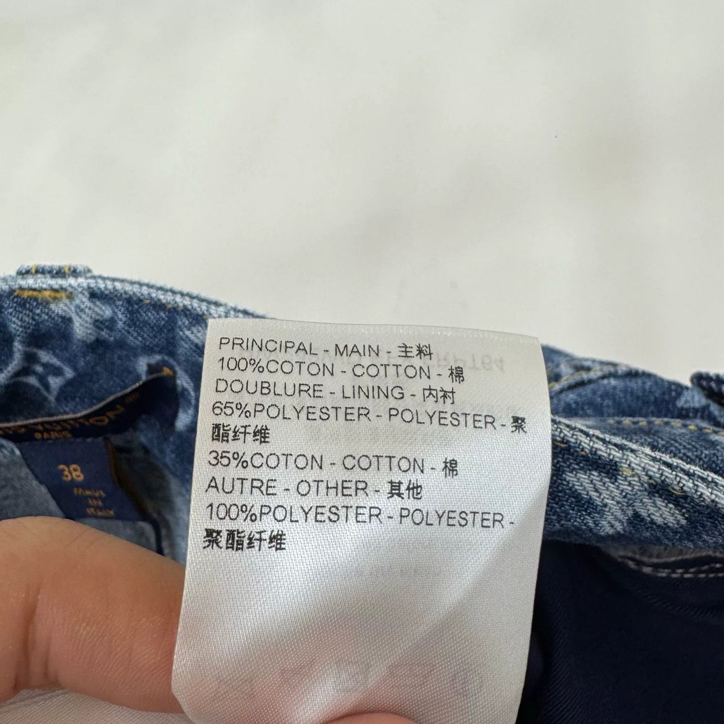 Louis Vuitton Louis Vuitton Blue Monogram Short Shorts Size US 38 / EU 54 - 5 Thumbnail