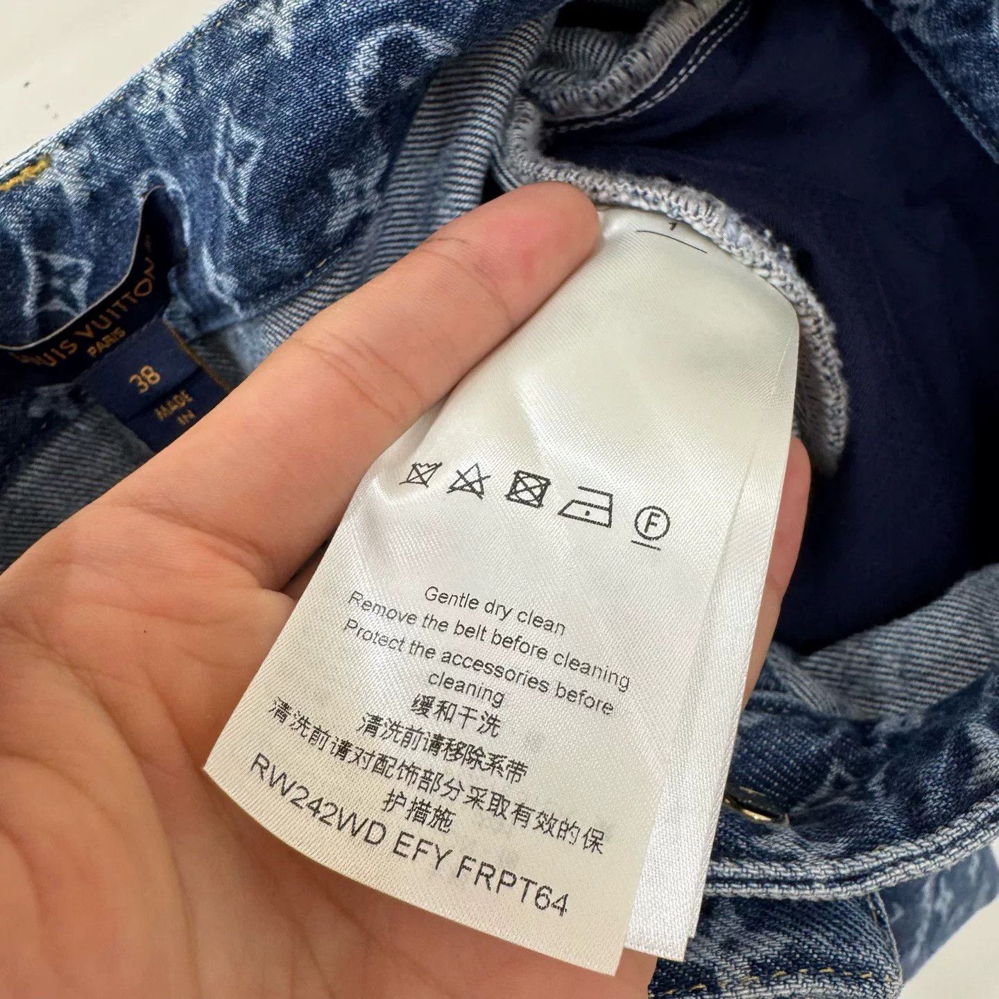Louis Vuitton Louis Vuitton Blue Monogram Short Shorts Size US 38 / EU 54 - 4 Thumbnail