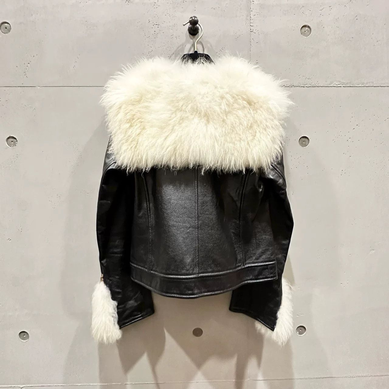 Chanel Chanel Fur Collar Leather Jacket Size US XS / EU 42 / 0 - 2 Thumbnail