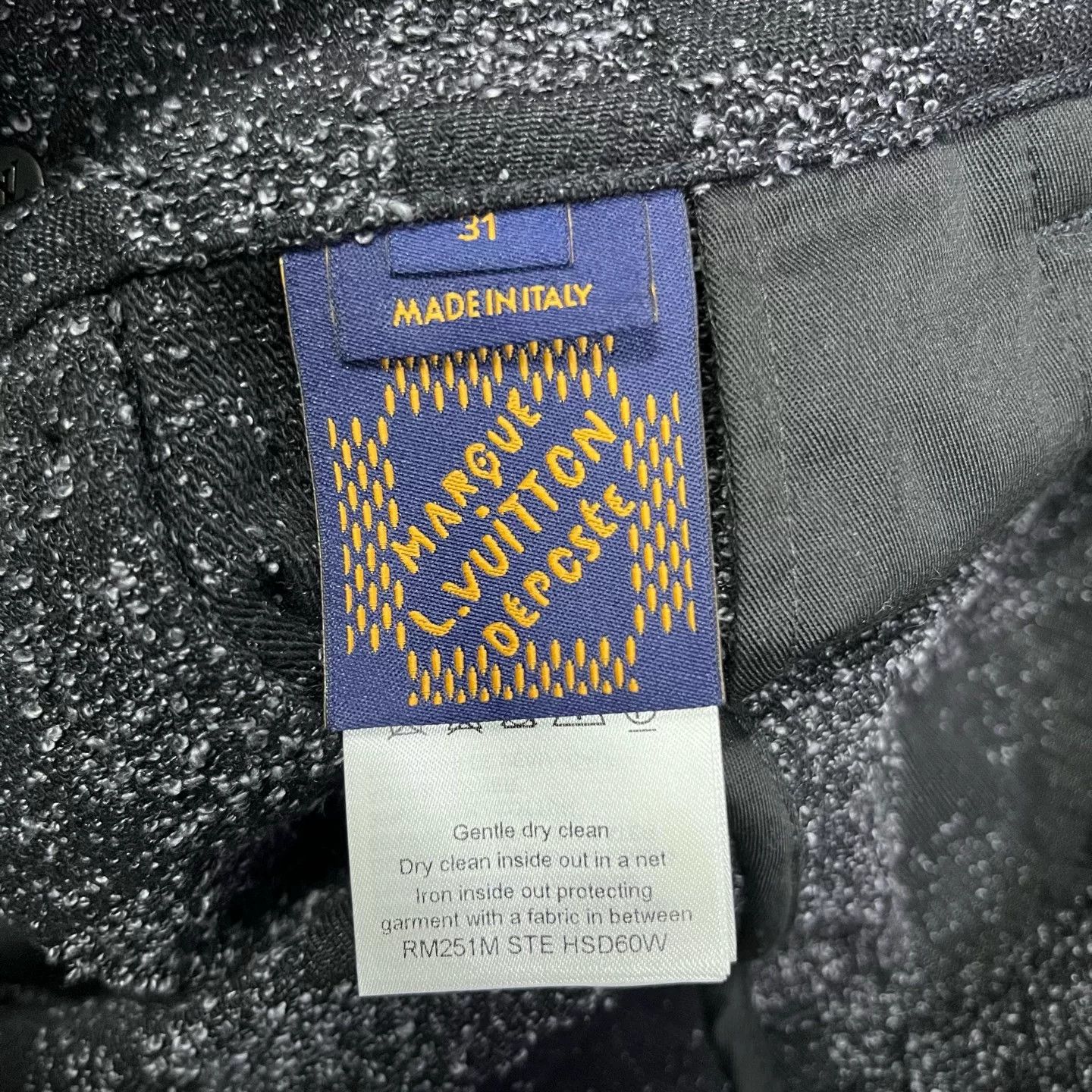 Louis Vuitton Louis Vuitton 25 Black Pearl Rivet Jeans Size US 31 - 3 Thumbnail