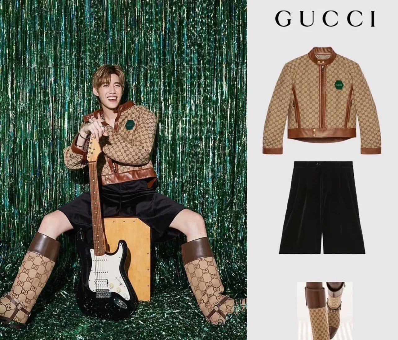 Gucci Gucci Logo Print Short Zip Jacket Size US M / EU 48-50 / 2 - 8 Thumbnail